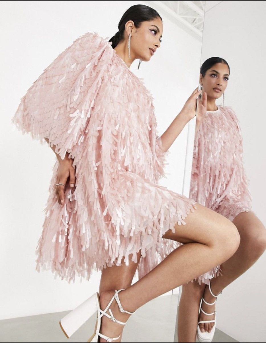 Asos × Designer ASOS EDTION puff sleeve mini party dress Size S / US 4 / IT 40 - 2 Thumbnail