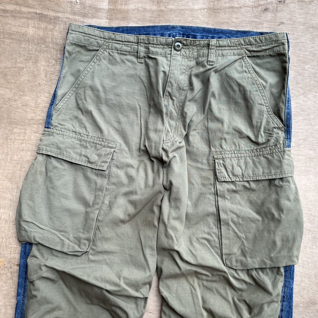 Undercover MADNESS CARGO MIX RIPSTOP & DENIM 2 TONE Size US 36 / EU 52 - 2 Thumbnail