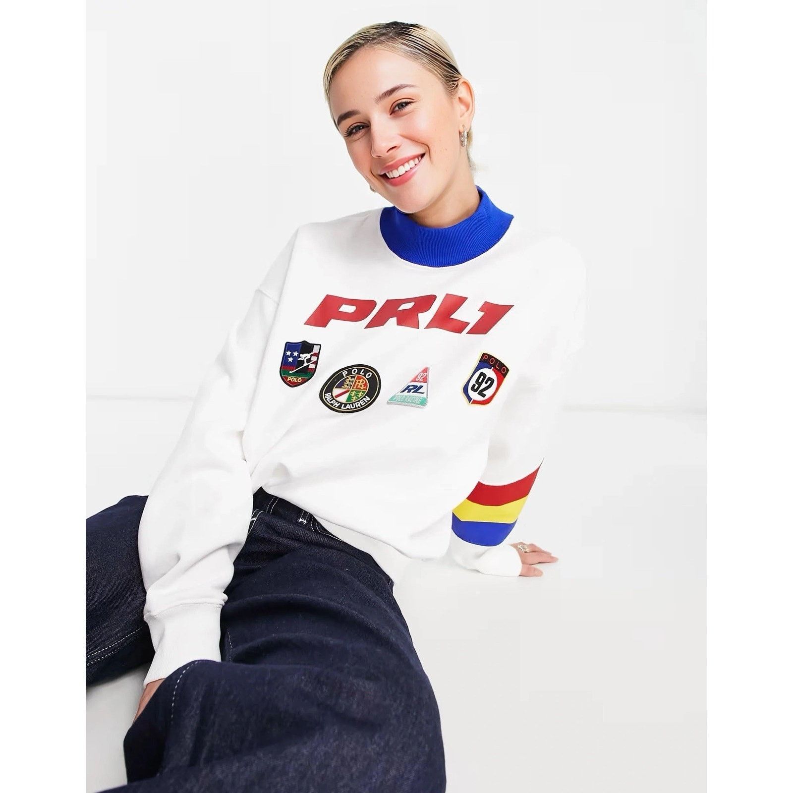 Polo Ralph Lauren NWT Polo Ralph Lauren Sweatshirt Wmns Med Sport Ski Racing Size M / US 6-8 / IT 42-44 - 2 Thumbnail