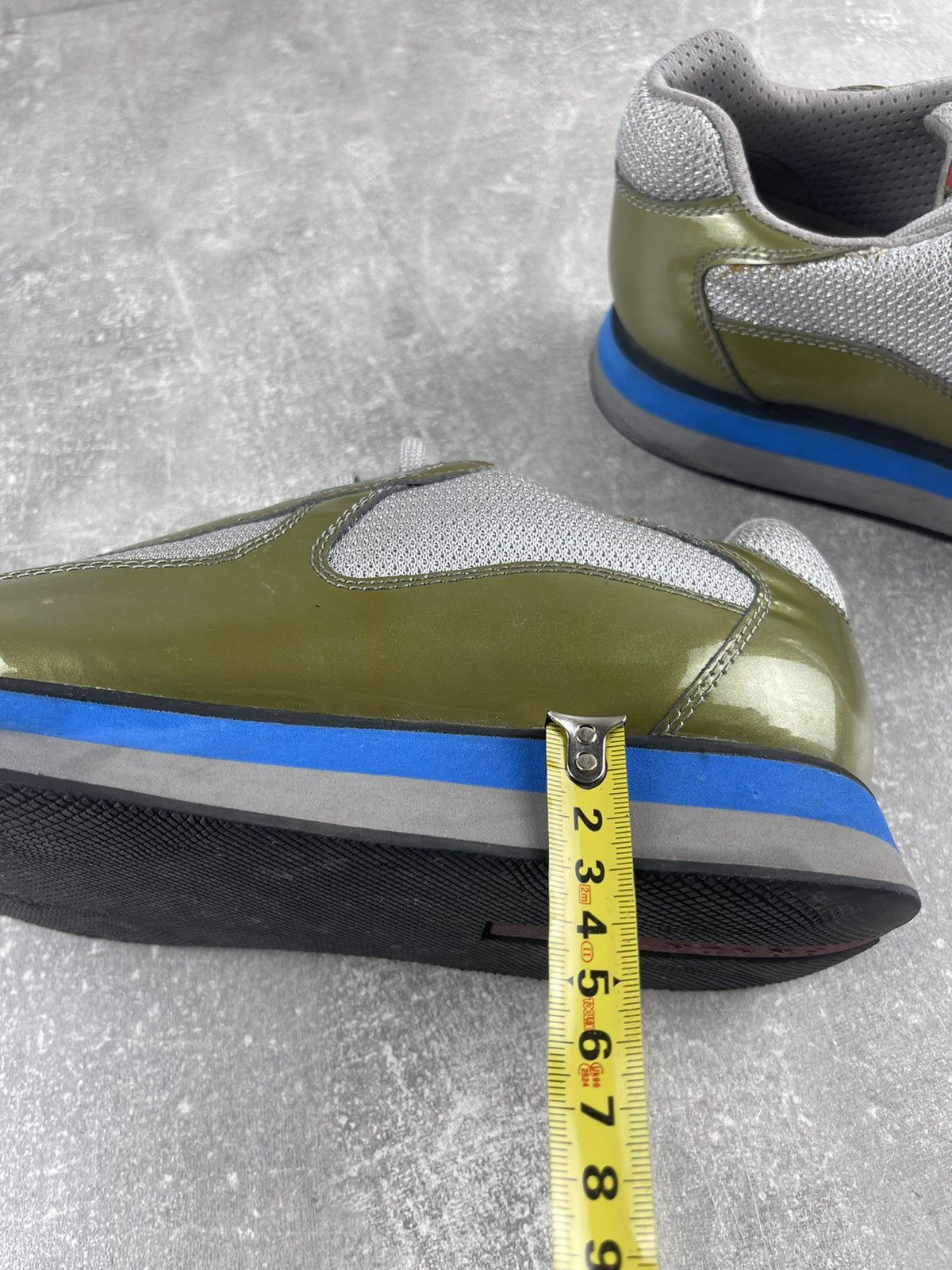 Prada × Vintage Prada Vintage Red Tab American Cup Platform Sneakers Size US 5.5 / IT 35.5 - 15 Thumbnail