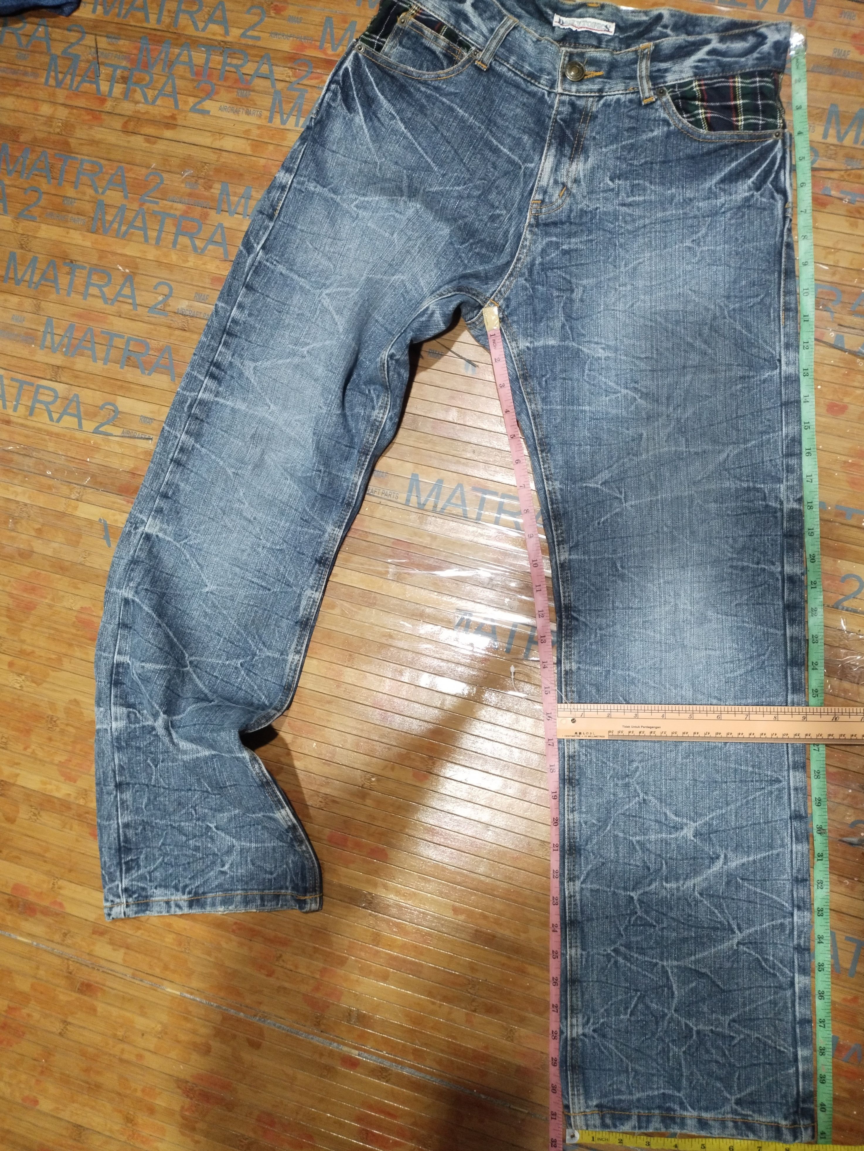 Japanese Brand × Vintage Jeans Daily Topics " Baggy Style" Sz 30" Size US 30 / EU 46 - 12 Thumbnail