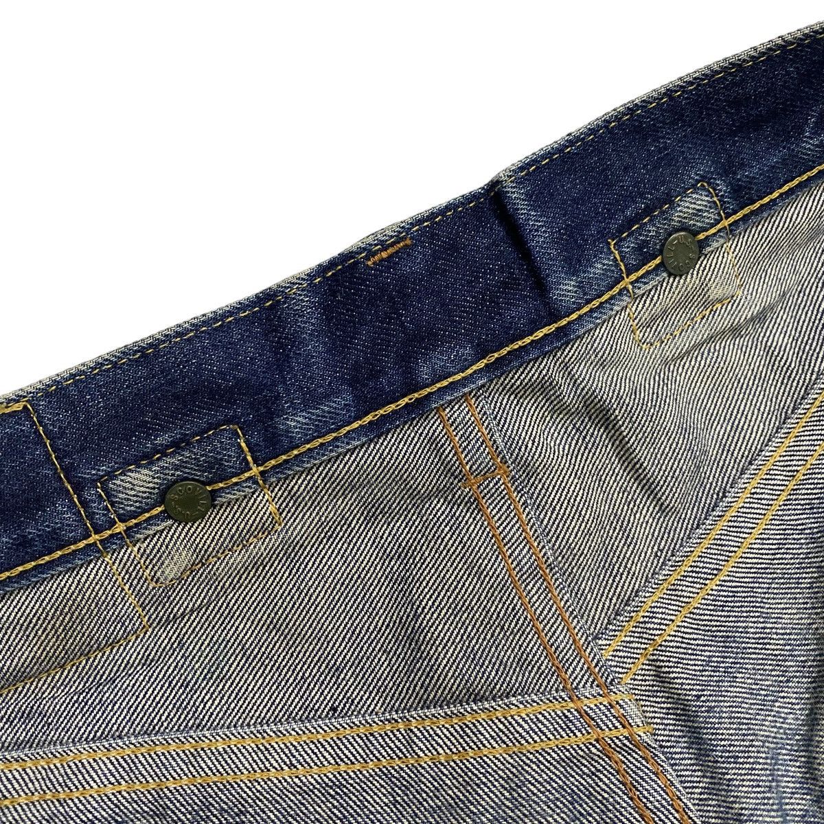 Japanese Brand Sewing Chop O'alls selvedge distressed denim Size US 30 / EU 46 - 7 Thumbnail