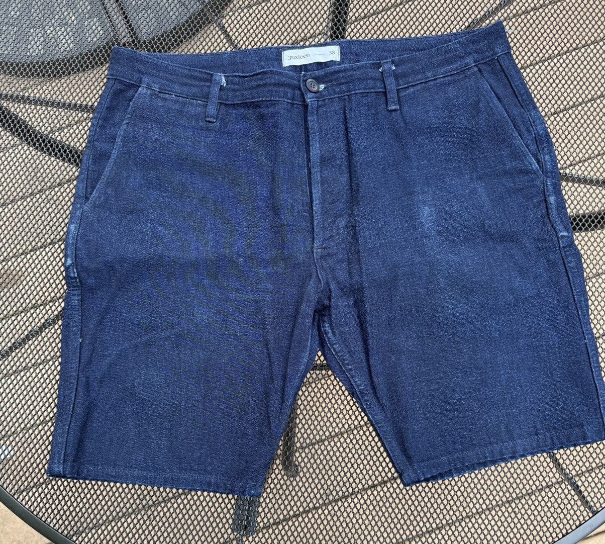 3sixteen Indigo cotton shorts Size US 38 / EU 54 - 1 Thumbnail