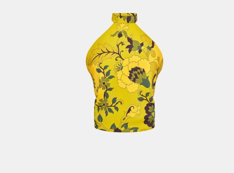 o1w1db10425 34COR1 Silk Top in Multicolor