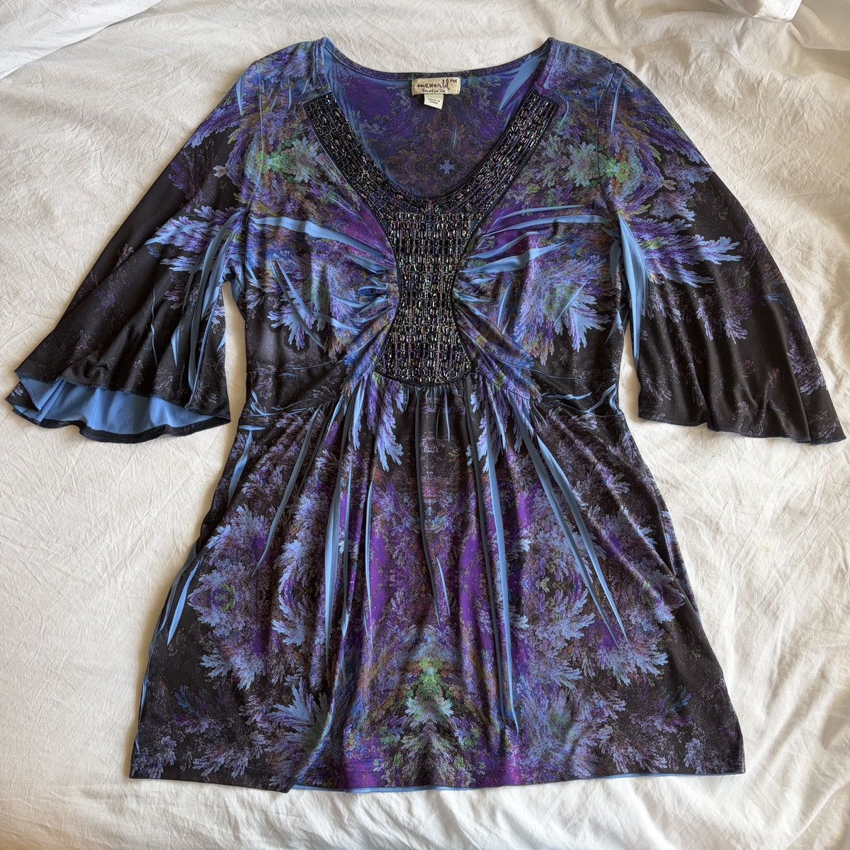 Other One world boho beaded blouse Size S / US 4 / IT 40 - 1 Thumbnail
