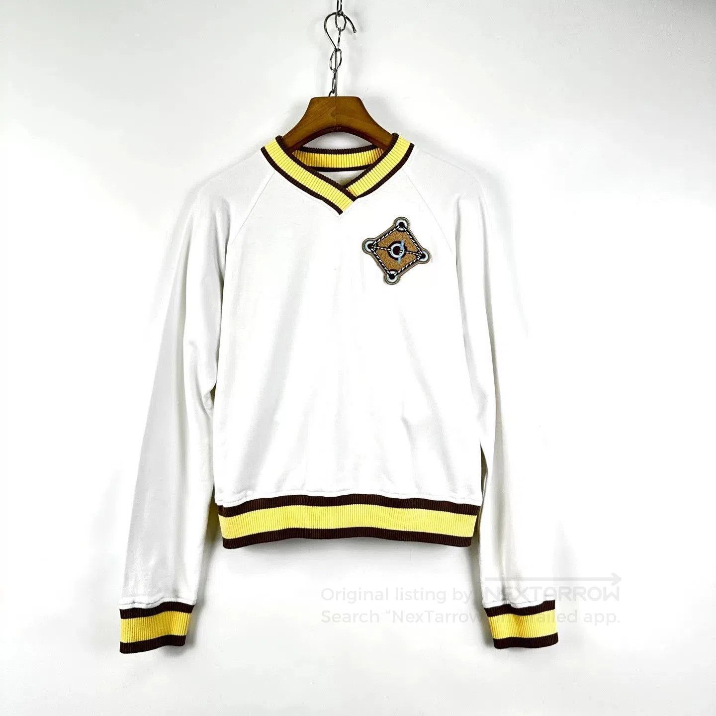 Hermes Hermes Women's V-Neck Embroidered Sweatshirt. Size S / US 4 / IT 40 - 2 Thumbnail