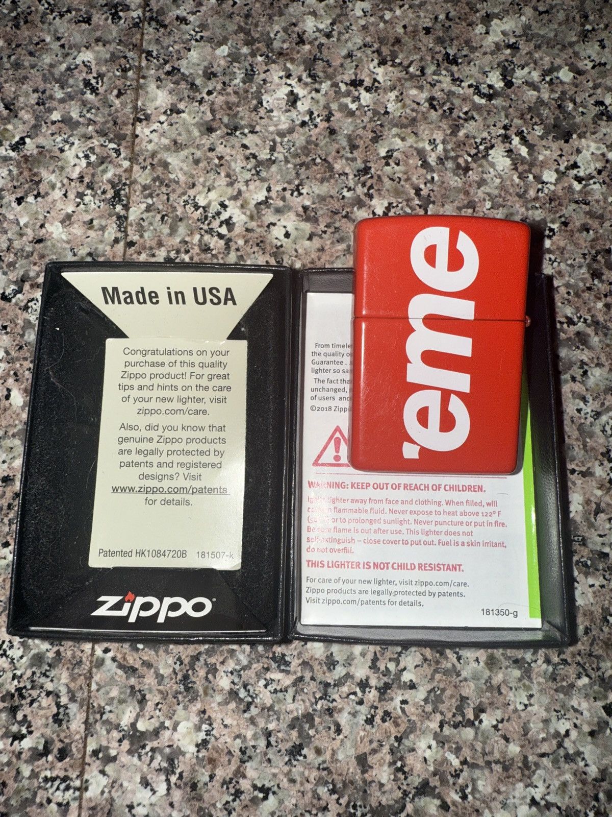 Zippo Supreme zippo red Size ONE SIZE - 2 Thumbnail