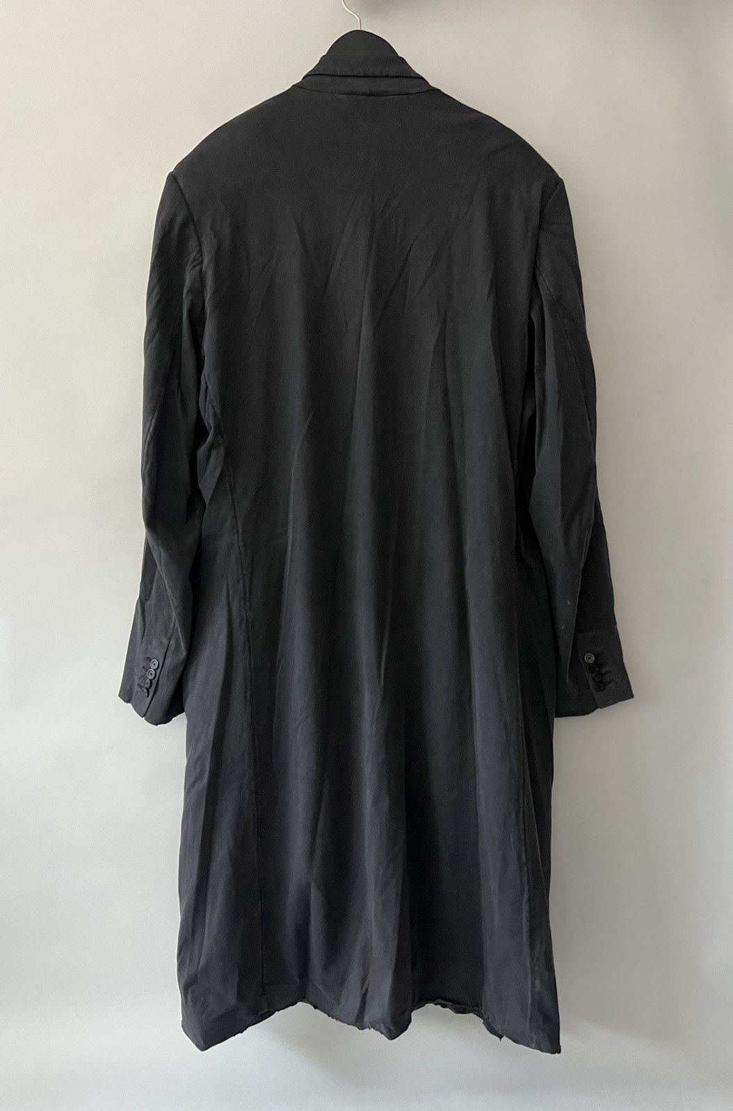Balenciaga Balenciaga Black Worn Oversized Tailored Coat Size US XXS / EU 40 - 2 Thumbnail