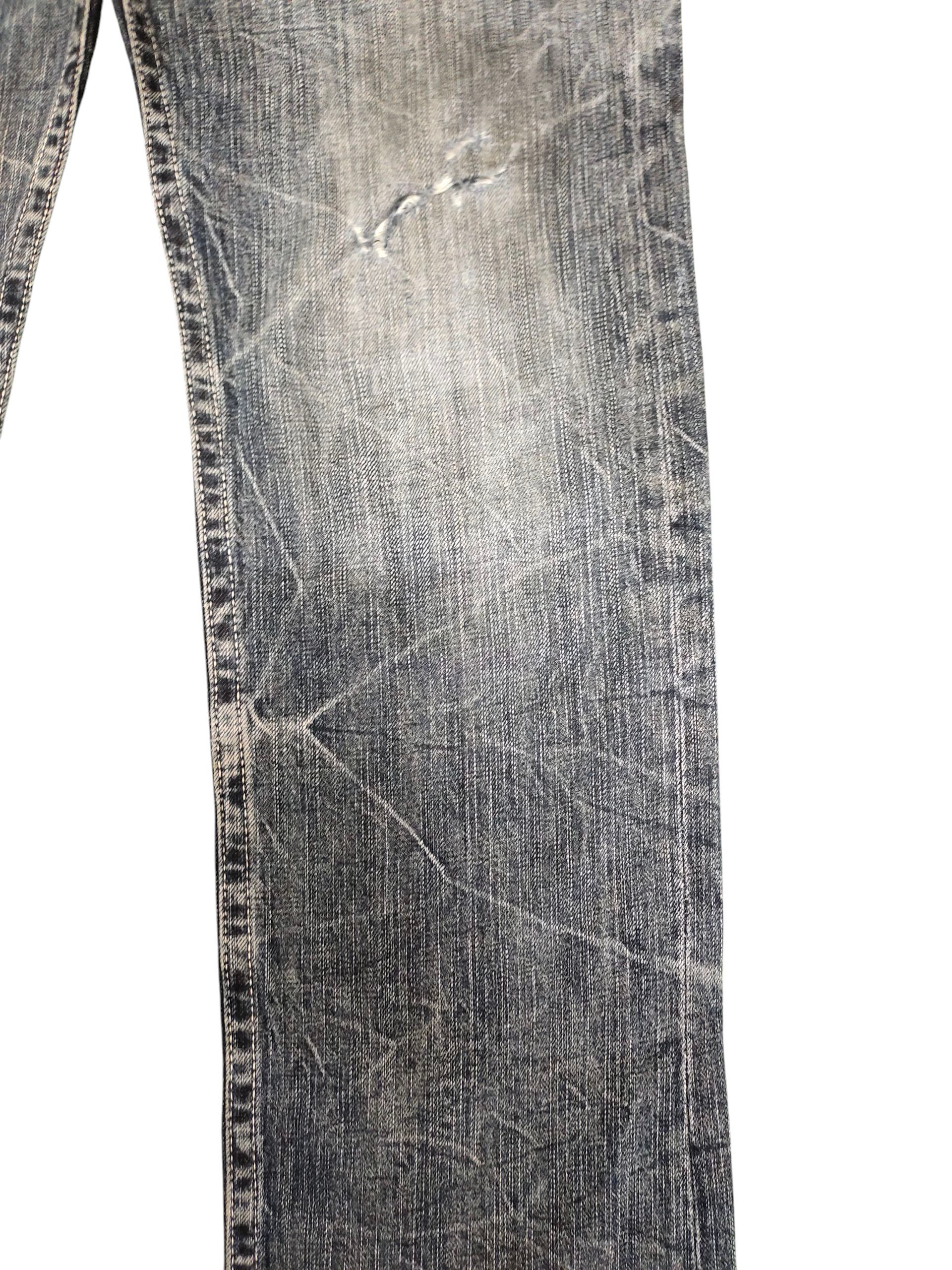 Undercover Japanese Brand Oririn Clawmark Distress Faded Denim Jeans Size US 34 / EU 50 - 3 Thumbnail