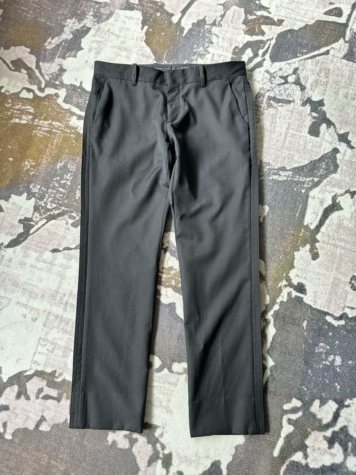 Viktor & Rolf 2011FW Victor & Rolf Monsieur wool black pants Size US 32 / EU 48 - 1 Thumbnail