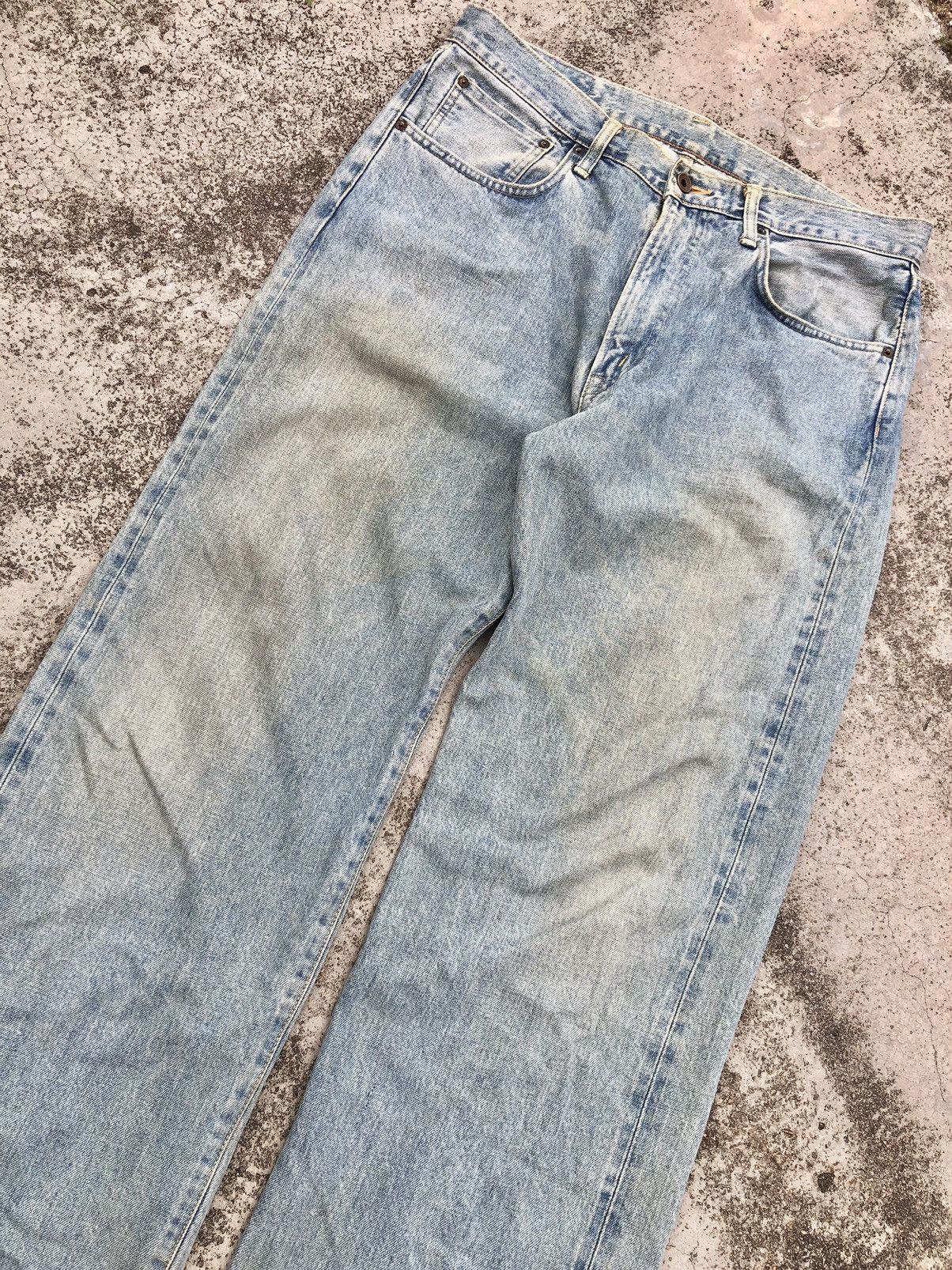 Edwin WIDE LEG VINTAGE SELVEDGE EDWIN JEANS Size US 34 / EU 50 - 2 Thumbnail