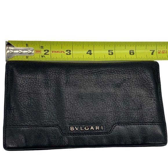 Bvlgari Bvlgari Bifold Long Unisex Leather Wallet Size ONE SIZE - 10 Thumbnail