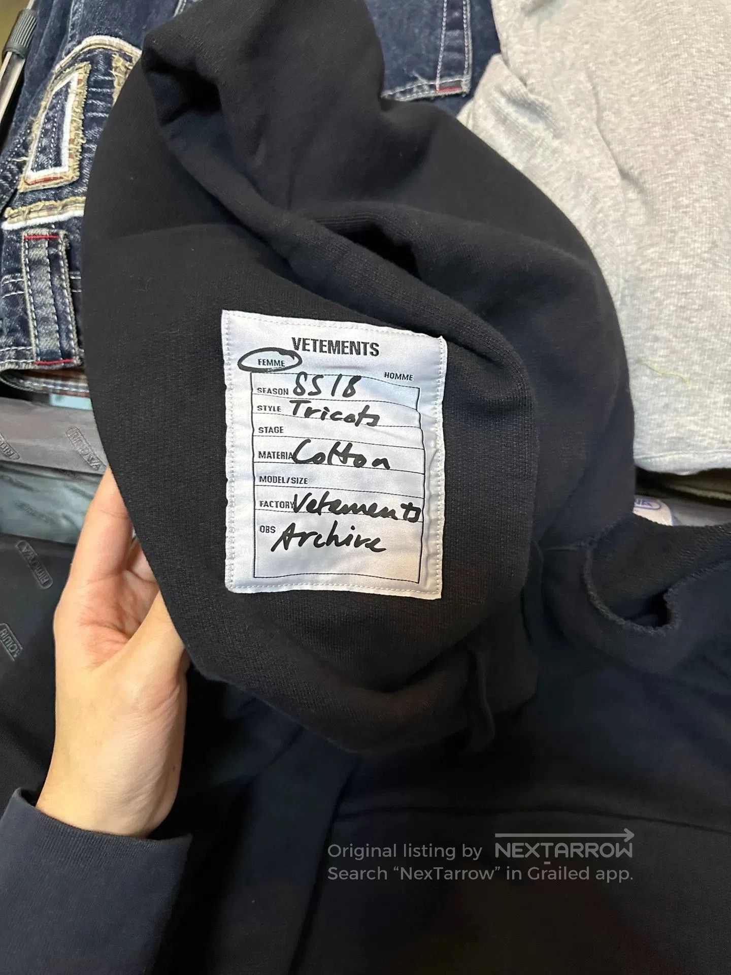 Vetements Vetements SS18 Cold Shoulder Hoodie. Size US M / EU 48-50 / 2 - 4 Thumbnail