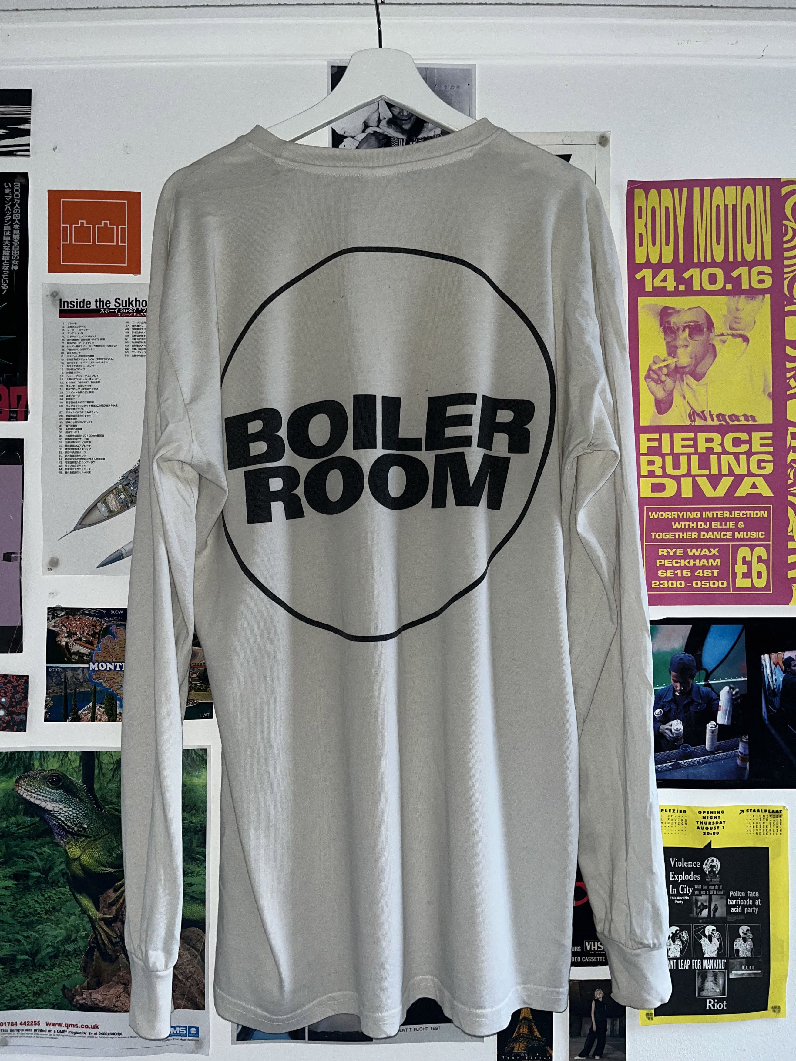 Boiler Room BOILER ROOM WHITE LONG SLEEVE Size US L / EU 52-54 / 3 - 1 Thumbnail