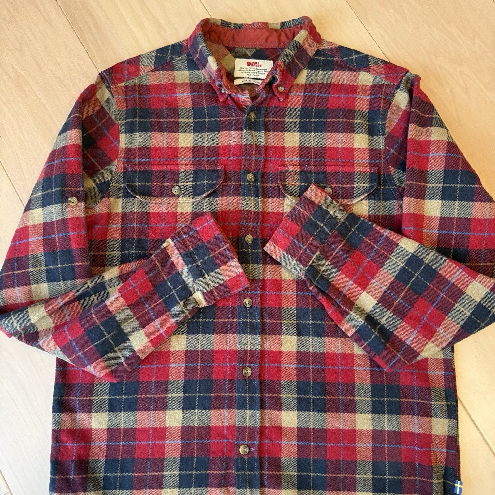 Fjallraven Fjallraven Singi Heavy Flannel Multicolor Long Sleeve Button Size US S / EU 44-46 / 1 - 5 Thumbnail