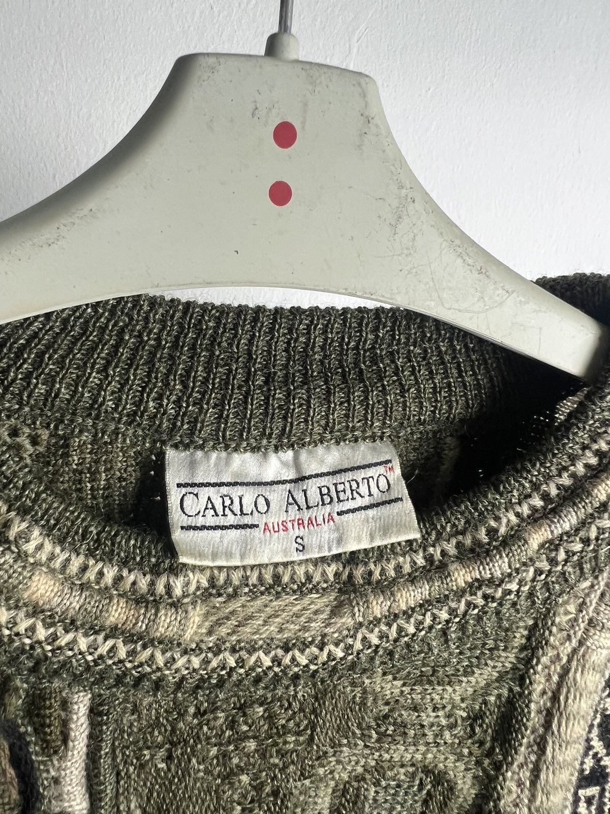 Vintage Vintage Carlo Alberto Colour Cable Knitwear Sweater Size US S / EU 44-46 / 1 - 3 Thumbnail