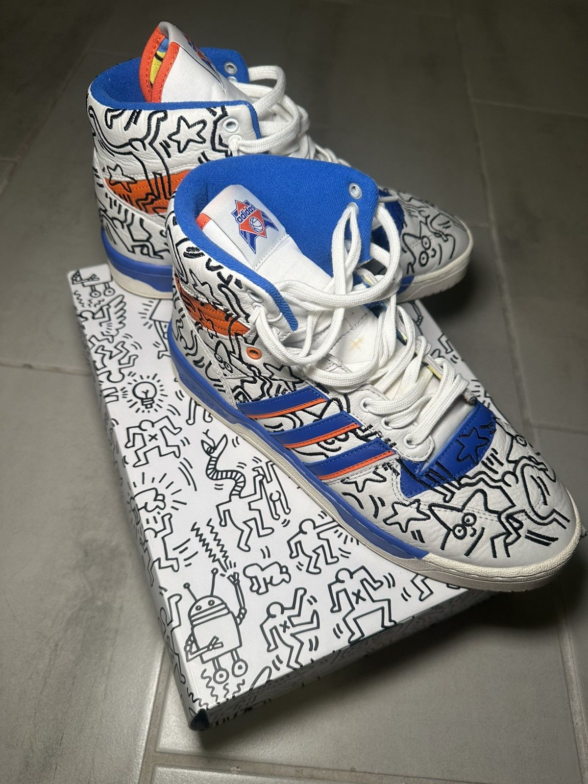Keith Haring Adidas Rivalry High Keith Haring Size US 9.5 / EU 42-43 - 8 Thumbnail