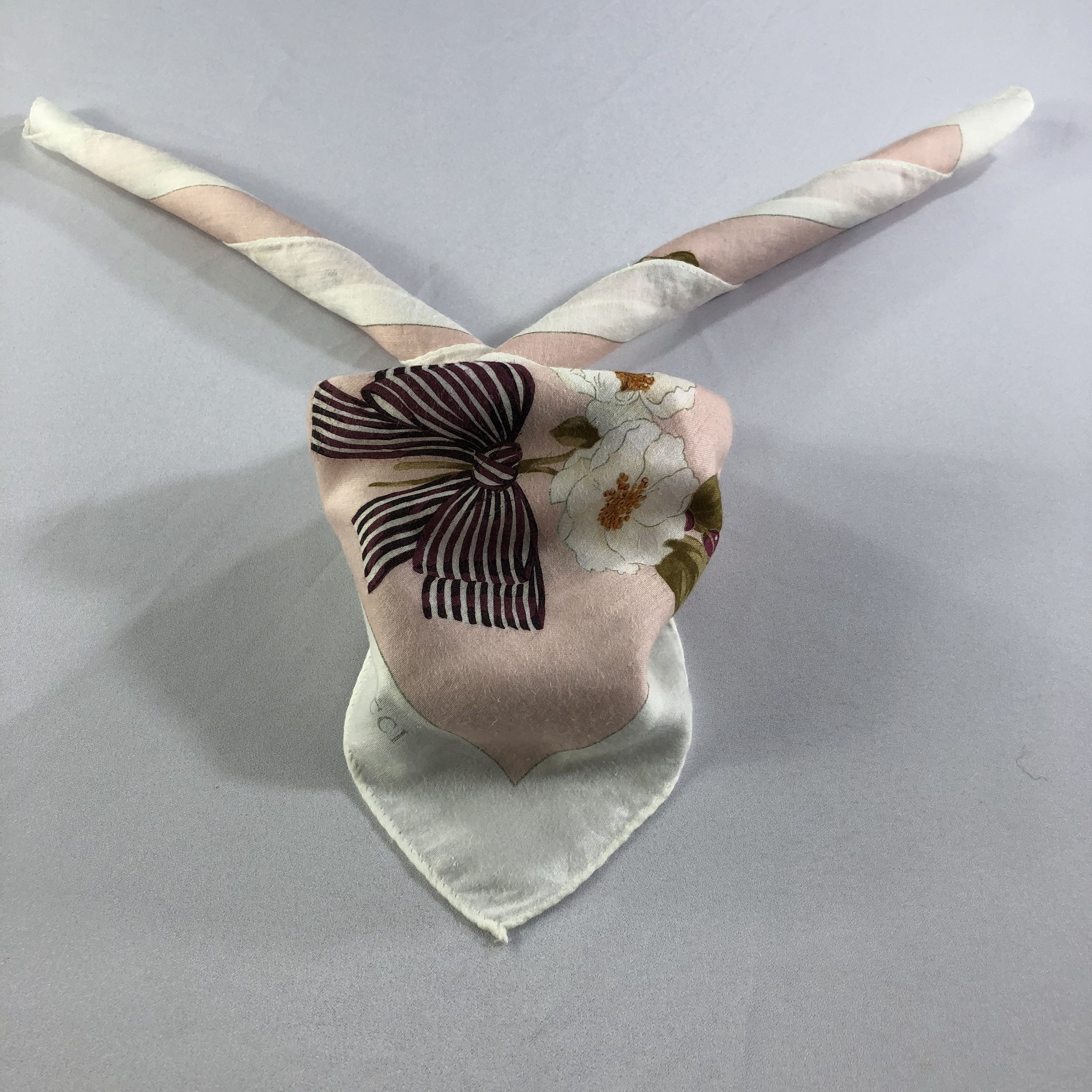 Nina Ricci Nina Ricci Ribbons Handkerchief Neckerchief Bandana H1896 Size ONE SIZE - 1 Thumbnail