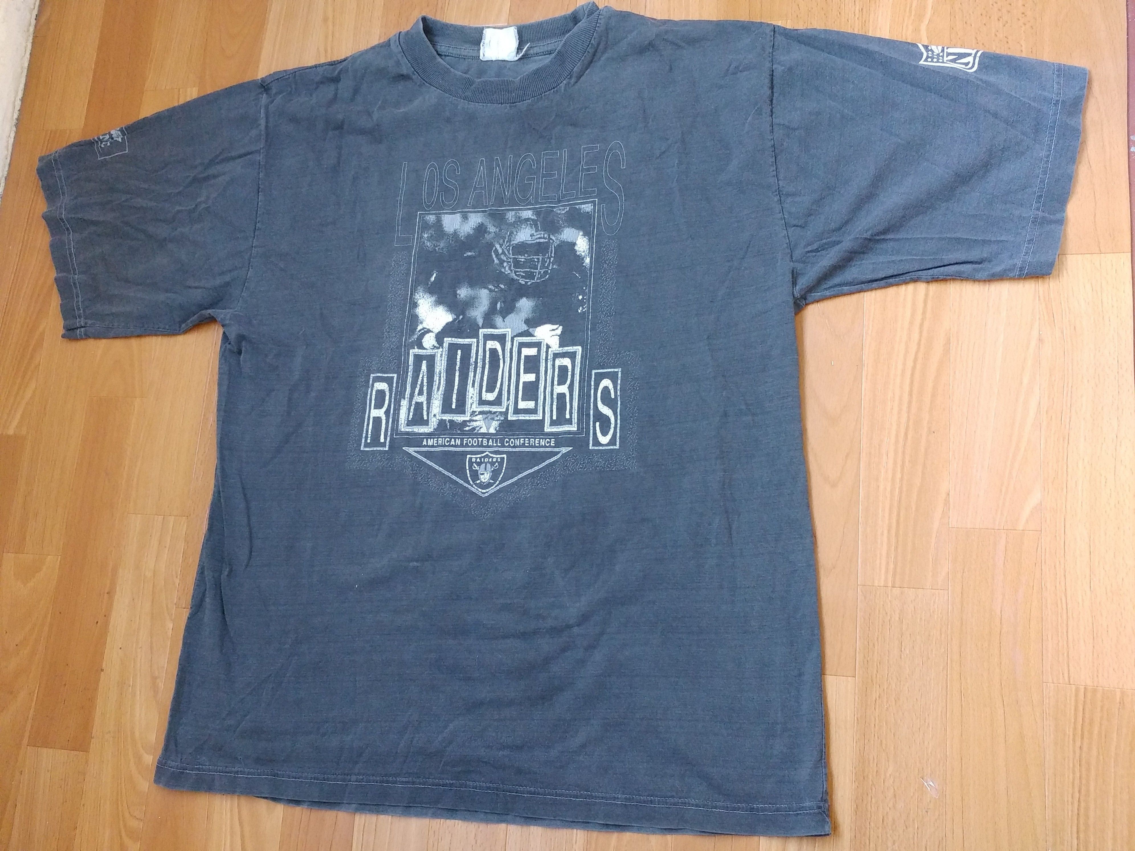 NFL × Vintage Los Angeles RAIDERS t-shirt Campri Teamline vintage jersey L Size US L / EU 52-54 / 3 - 4 Thumbnail