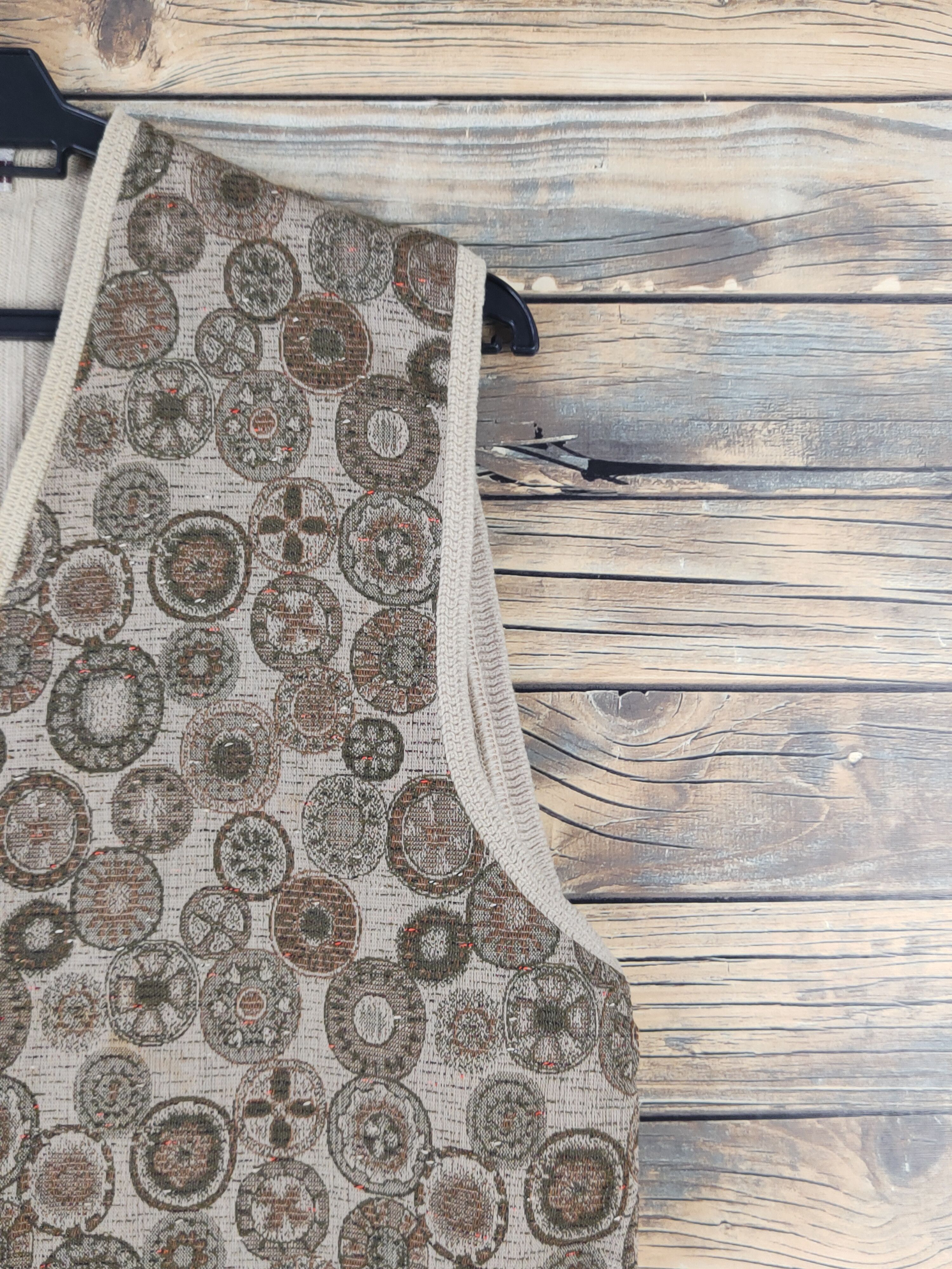Vintage Matsuzakaya Brown Knitwear vintage Vests #W1762 Size US M / EU 48-50 / 2 - 6 Thumbnail