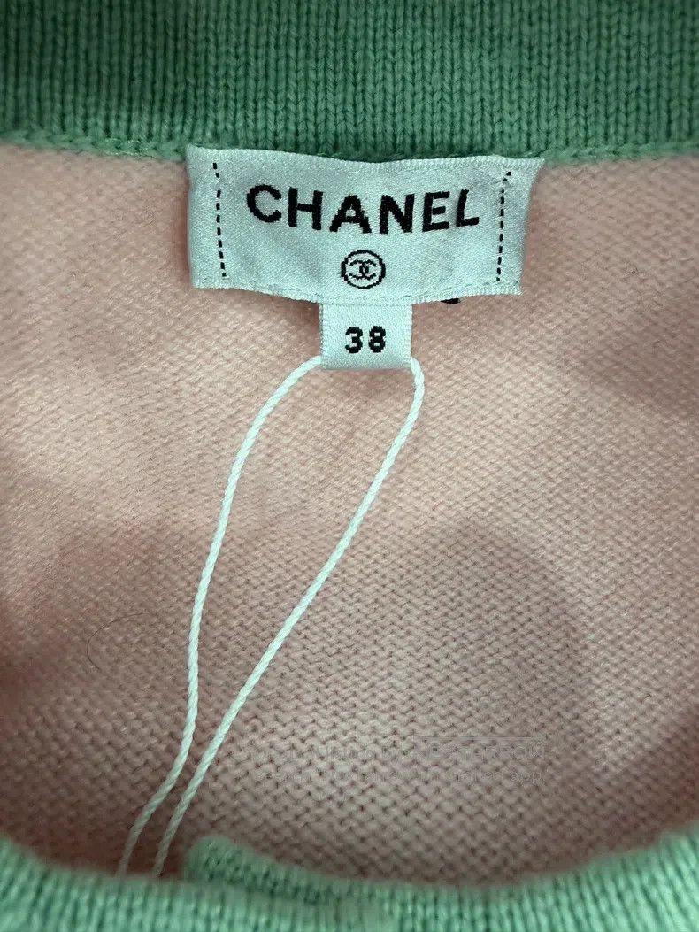 Chanel Chanel Early spring show pink and green four-pocket knitte Size XS / US 0-2 / IT 36-38 - 4 Thumbnail
