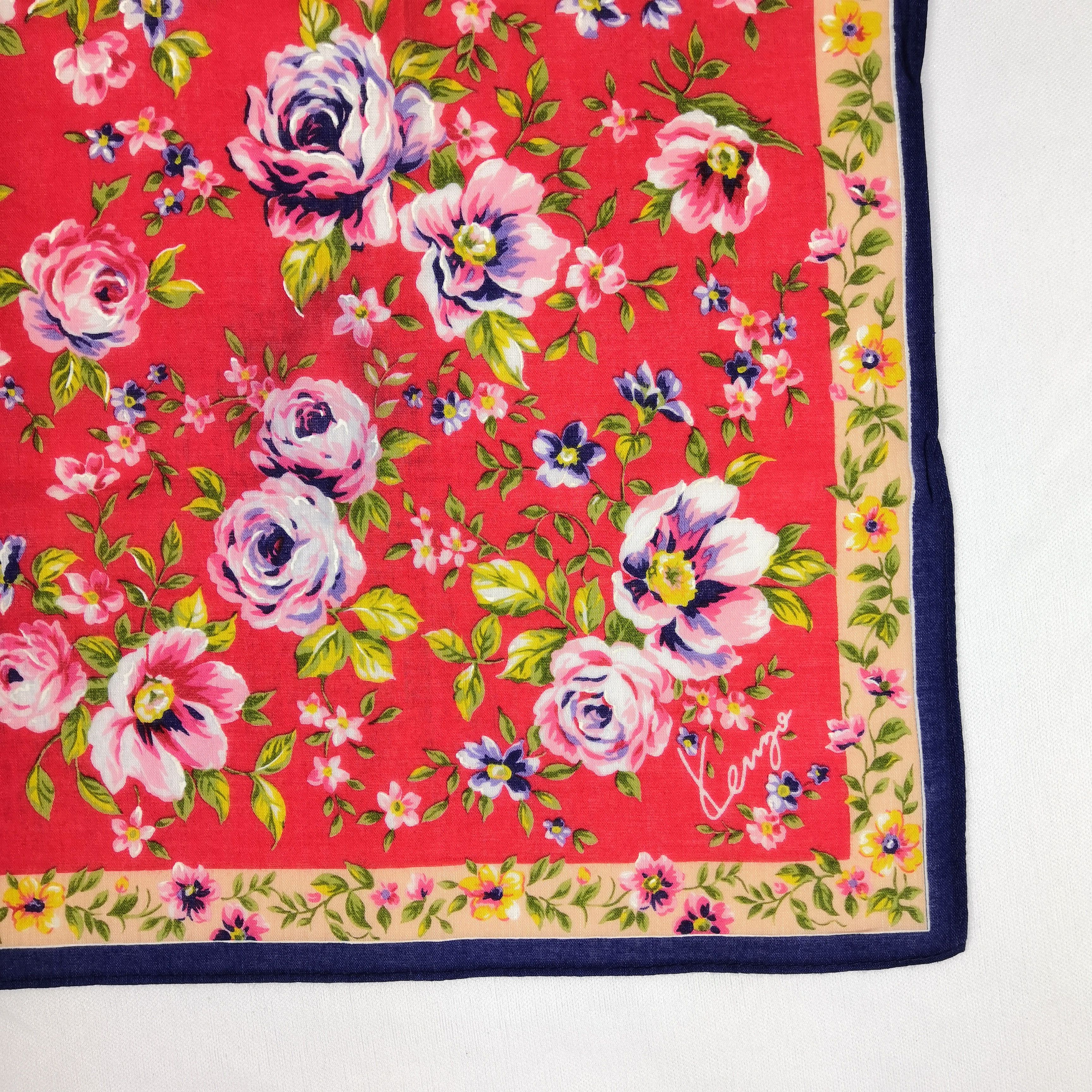 Kenzo Vintage Kenzo Neckerchief Handkerchief Bandana Size ONE SIZE - 3 Thumbnail