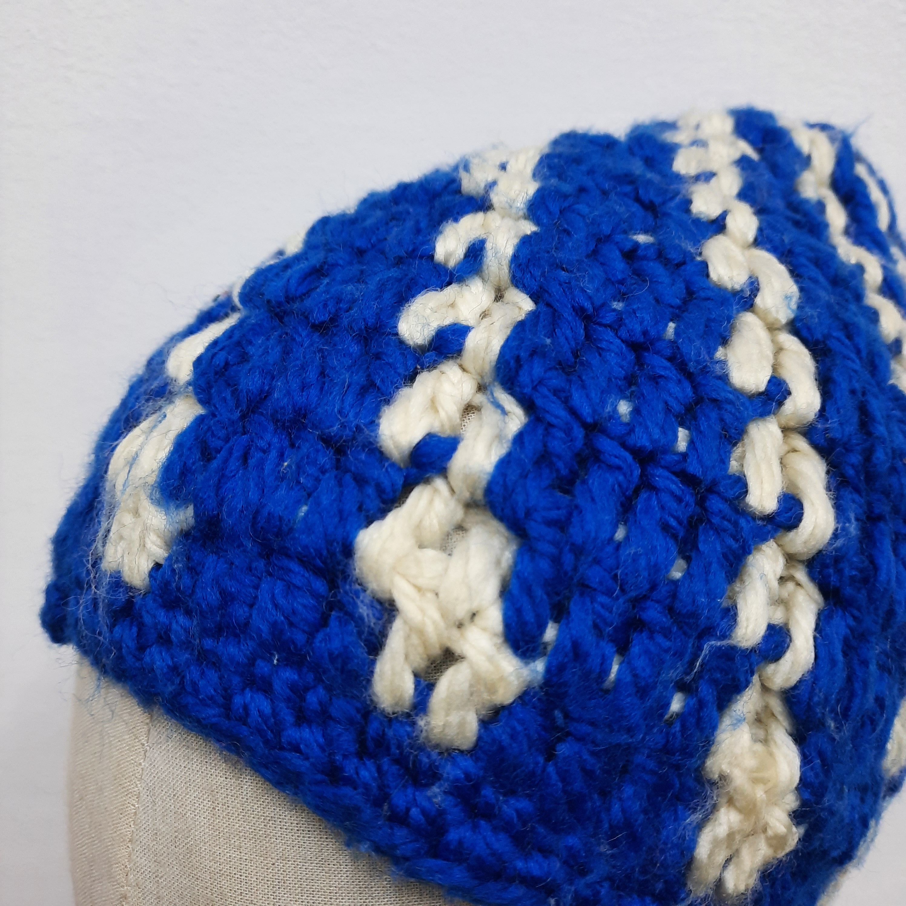 Japanese Brand 🪡 Japanese chochet craft handmade pull on beanie hat Size ONE SIZE - 3 Thumbnail