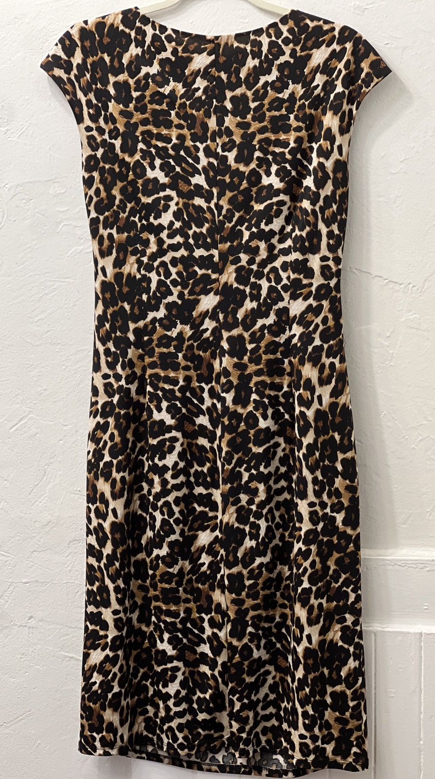 Evan Picone Classy Leopard Print Dress Size M / US 6-8 / IT 42-44 - 4 Thumbnail