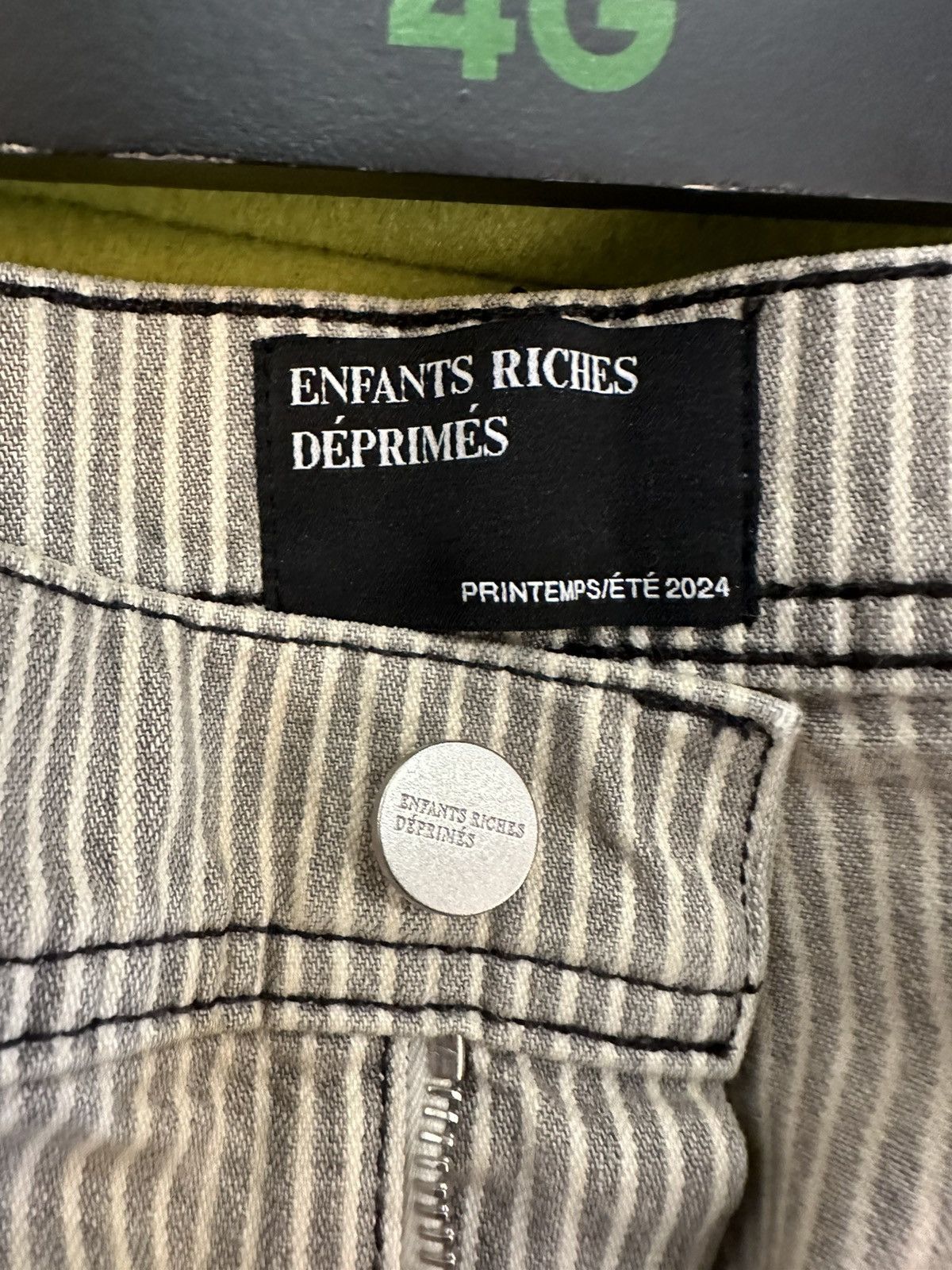 Enfants Riches Deprimes ERD PIN STRIPE THRASHED FW24 PANTS 38 XXXL Size US 38 / EU 54 - 6 Thumbnail