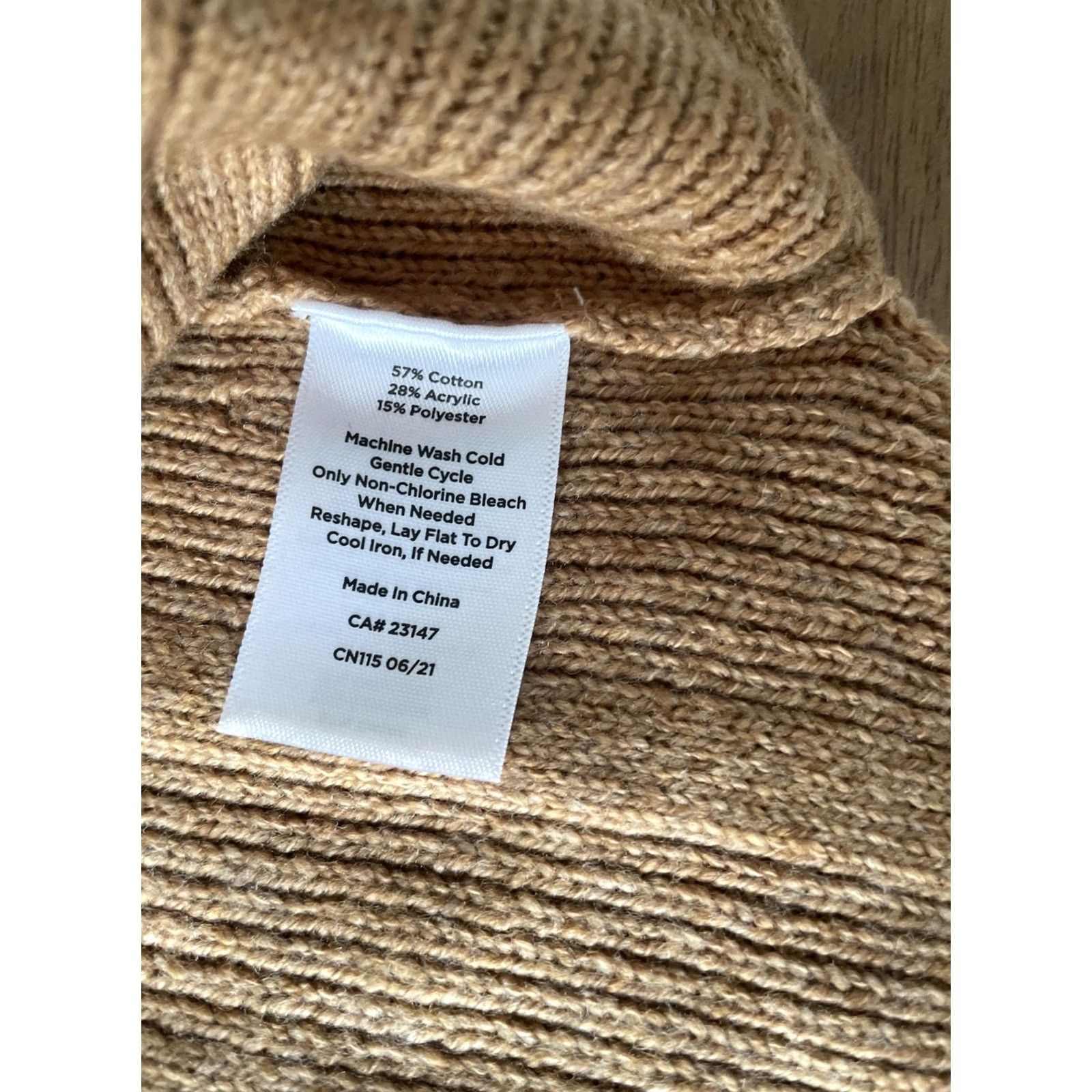 Talbots Talbots Sweater Vest Women’s L Brown Knit Sleeveless V-Neck Pullover Tank Top Vest Knit Pattern Solid Size L / US 10 / IT 46 - 6 Thumbnail