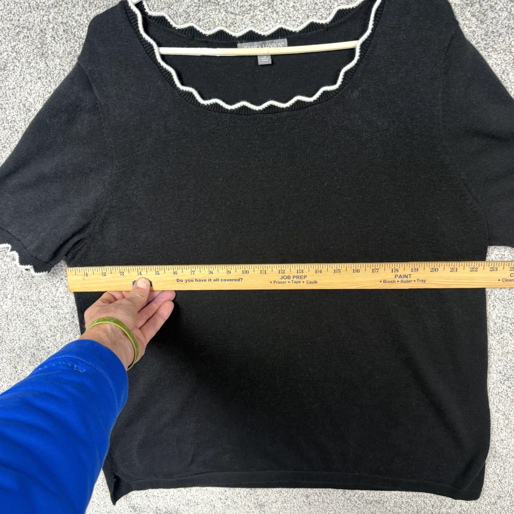 Vintage VINTAGE Jessica London Sweater 1X Retro 60s Mod Revival Dark Academia Office Parisian Size XL / US 12-14 / IT 48-50 - 3 Thumbnail