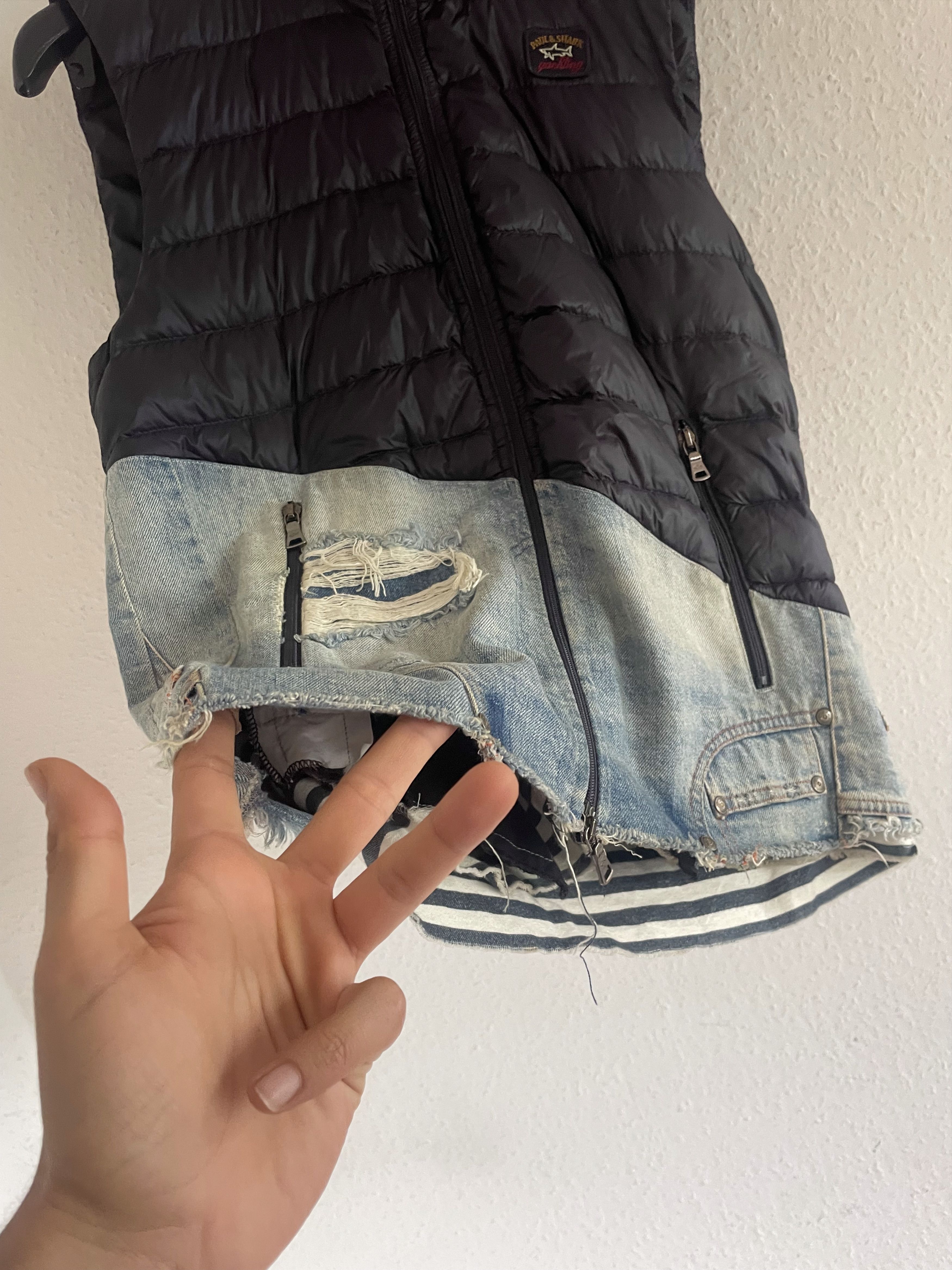 Greg Lauren × Paul & Shark Hybrid Puffer Vest Size US XS / EU 42 / 0 - 4 Thumbnail