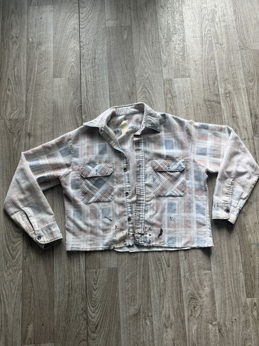 Other Vintage cropped distressed flannel Size US S / EU 44-46 / 1 - 1 Thumbnail