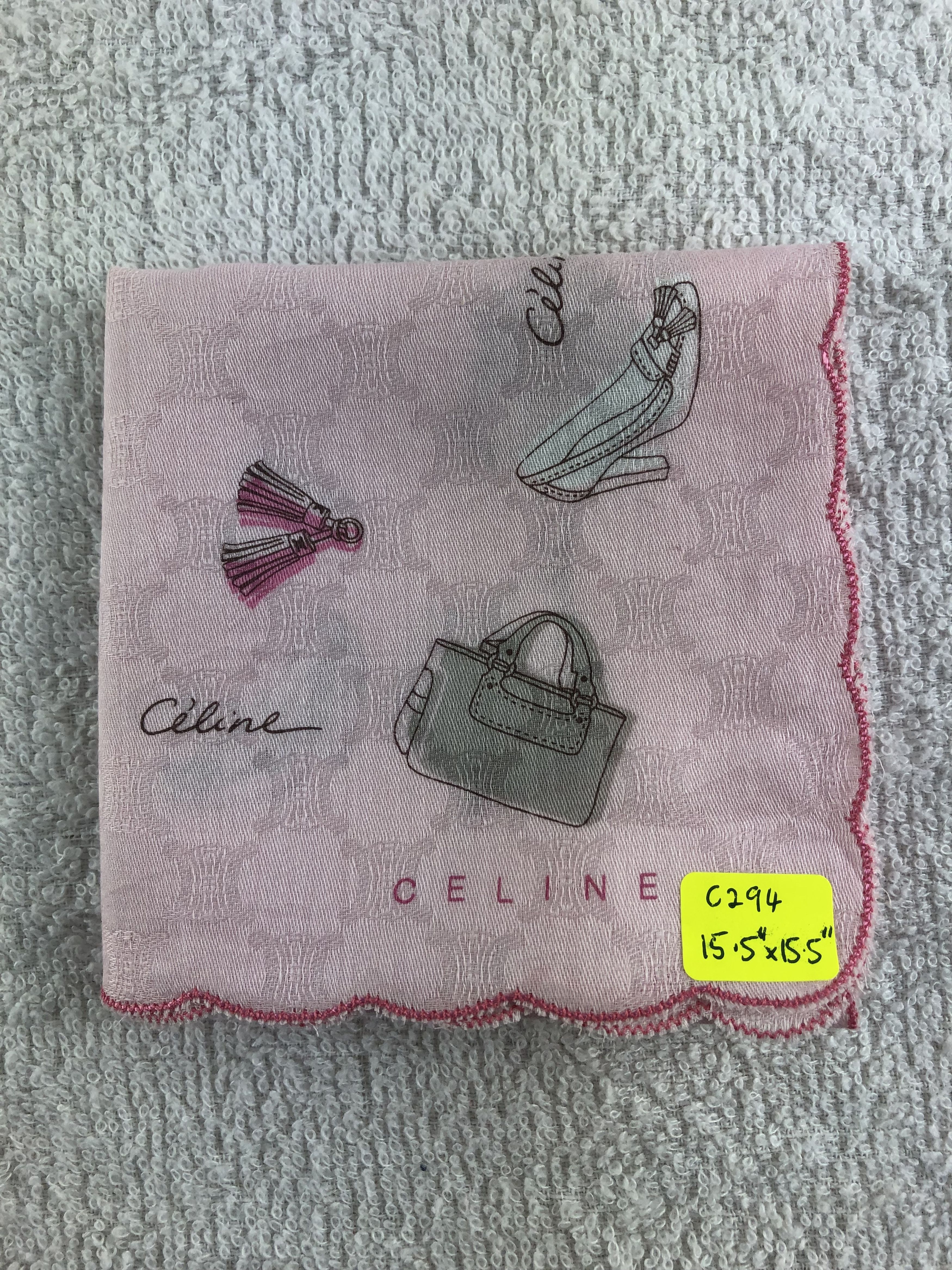Celine Celine Handkerchief / Bandana / Neckerchief C294 Size ONE SIZE - 7 Thumbnail