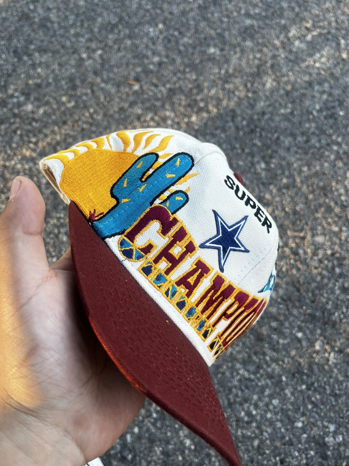 Starter Dallas Cowboys Super Bowl XXVII (1993) Size ONE SIZE - 5 Thumbnail