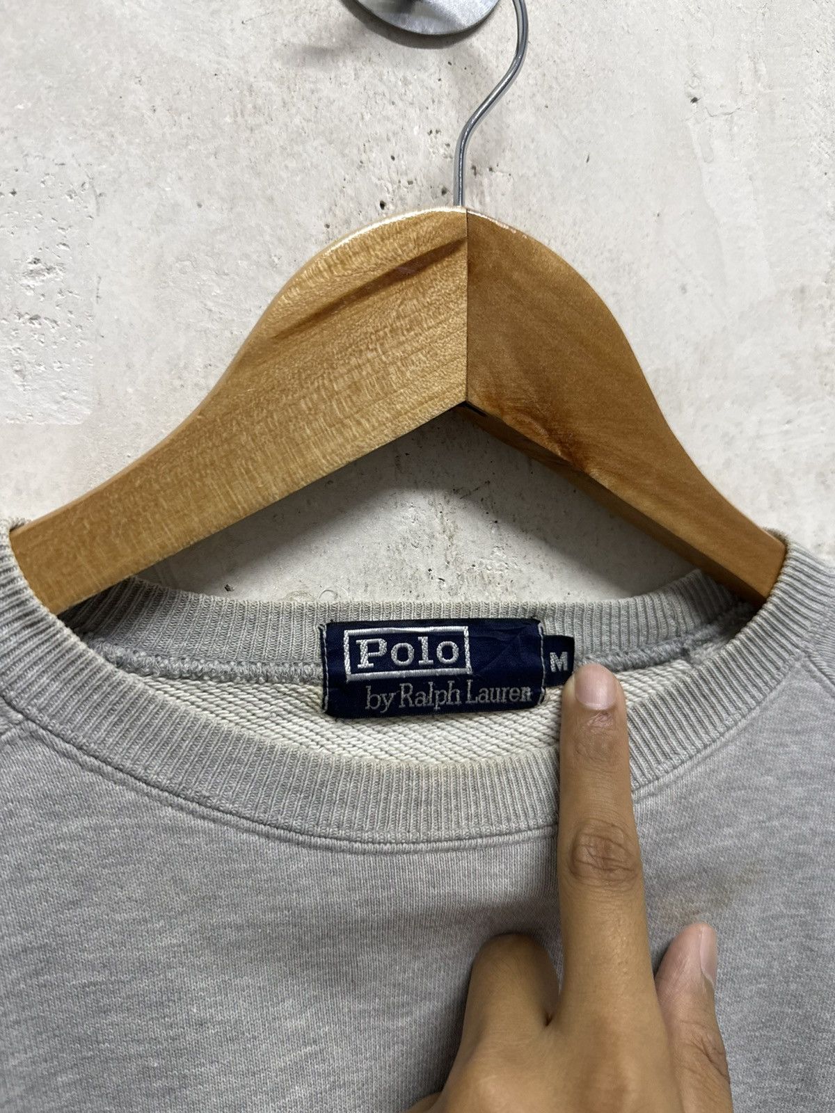 Polo Ralph Lauren Distressed Polo Ralph Lauren USA Thrashed Crewneck Size US M / EU 48-50 / 2 - 6 Thumbnail