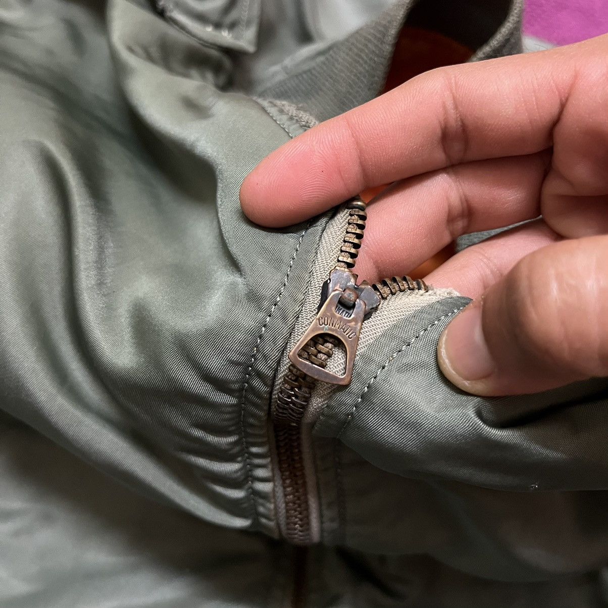 Alpha Industries × Avirex × Vintage Authentic Vintage Avirex Alpha Industry USN 70's Bomber Size US S / EU 44-46 / 1 - 9 Thumbnail