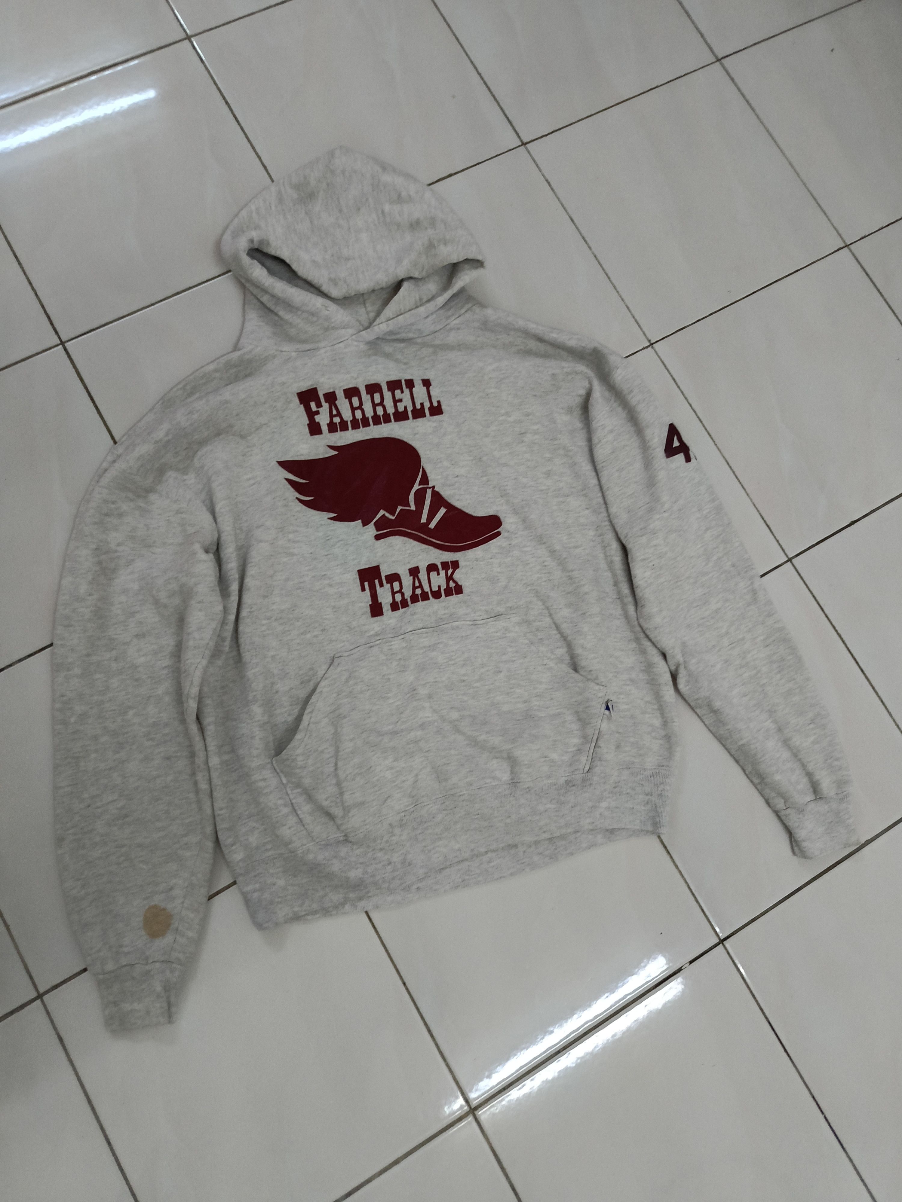 Russell Athletic × Vintage Vintage Russell Athletic Farrell Track Hoodie Size US L / EU 52-54 / 3 - 1 Thumbnail