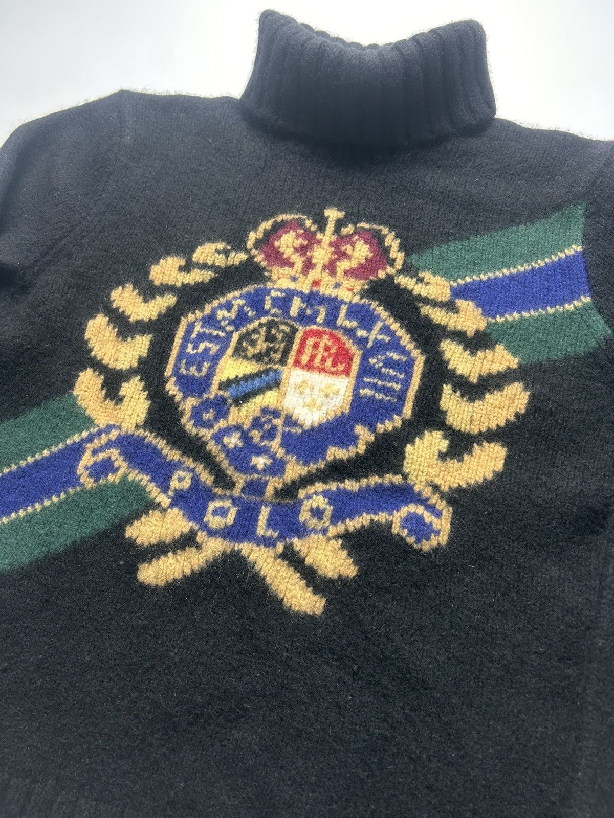 Polo Ralph Lauren × Vintage Polo ralph lauren vintage wool golf jumper Size M / US 6-8 / IT 42-44 - 2 Thumbnail