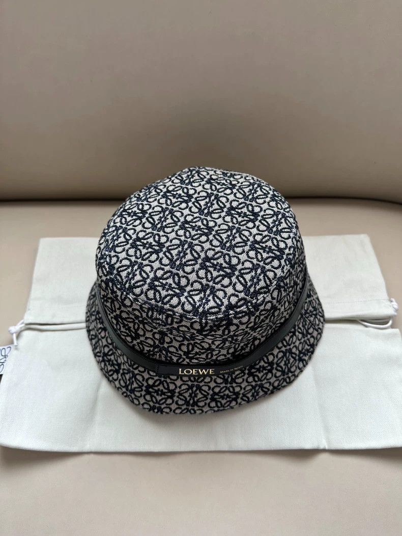 Loewe LOEWE size 59 Classic embroidered blue bucket hat Size ONE SIZE - 2 Thumbnail
