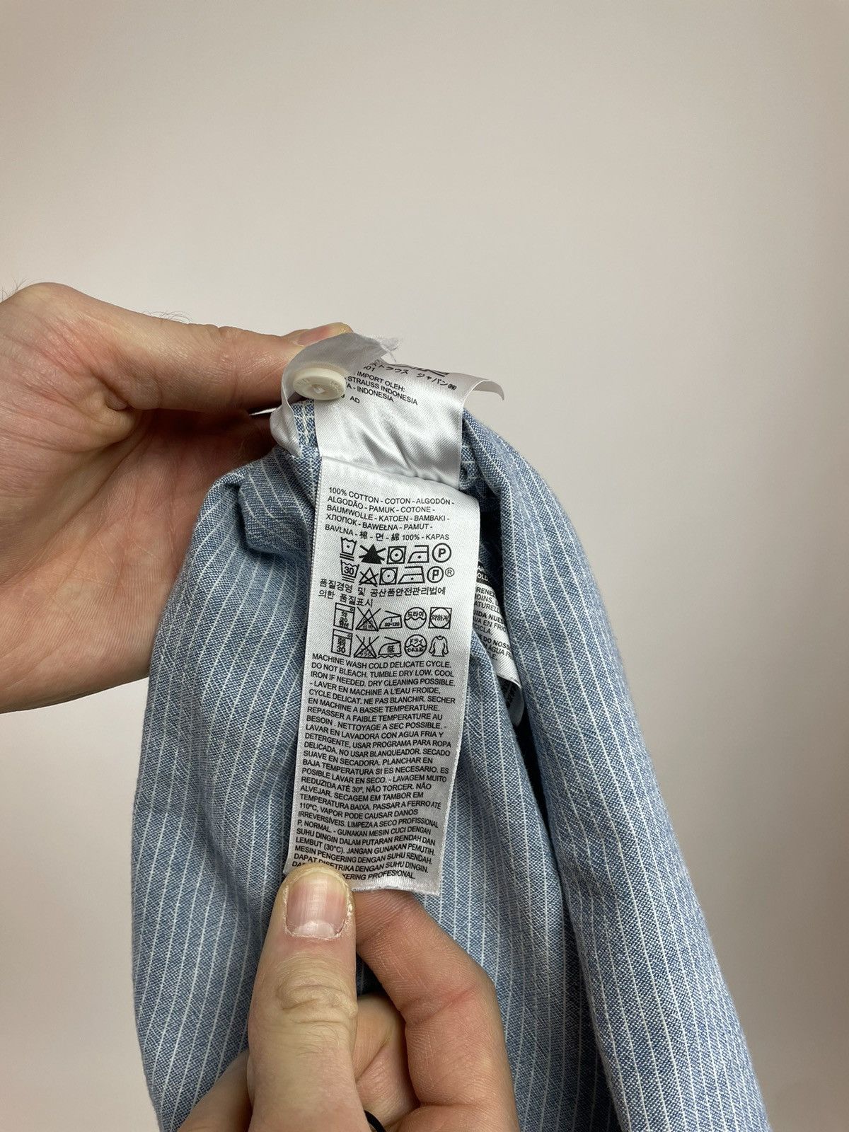 Levi's Levis Striped Shirt long sleeve Mens size S Size US S / EU 44-46 / 1 - 12 Thumbnail