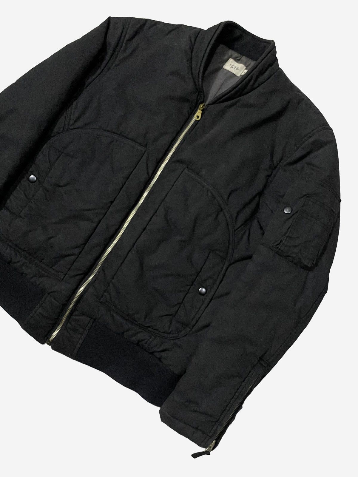 Japanese Brand 516 BOMBER DOWN NYLON JACKET Size US M / EU 48-50 / 2 - 2 Thumbnail