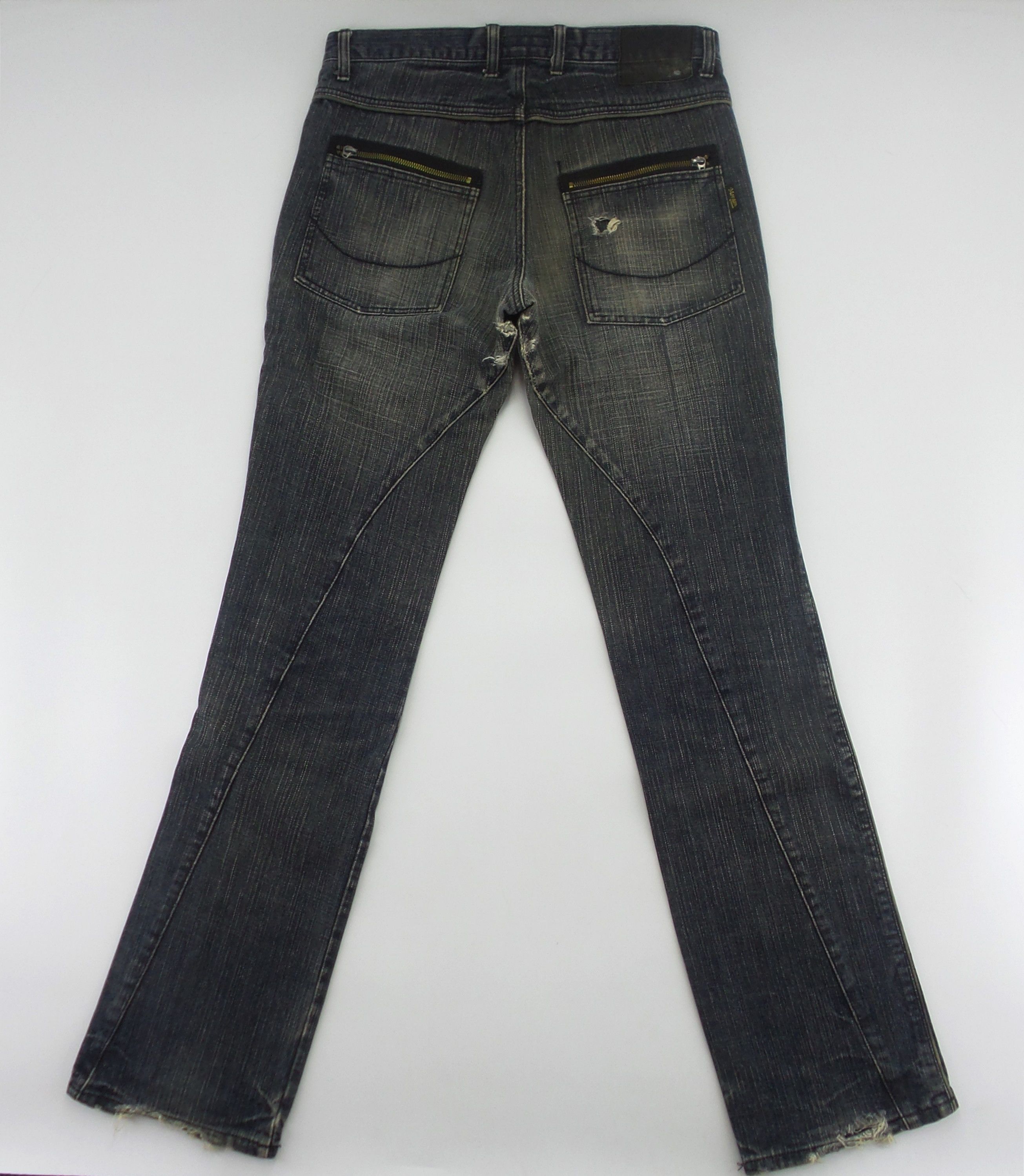 Japanese Brand × Morgan Homme DISTRESSED Morgan Homme 10th Anniversary Jeans W33xL43.5 Size US 33 - 6 Thumbnail