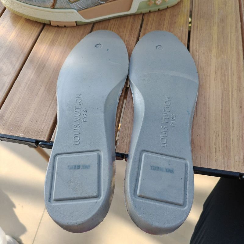 Louis Vuitton Louis Vuitton Stylish Silver Trainer Sneakers for Men -2508 Size US 8 / EU 41 - 9 Thumbnail