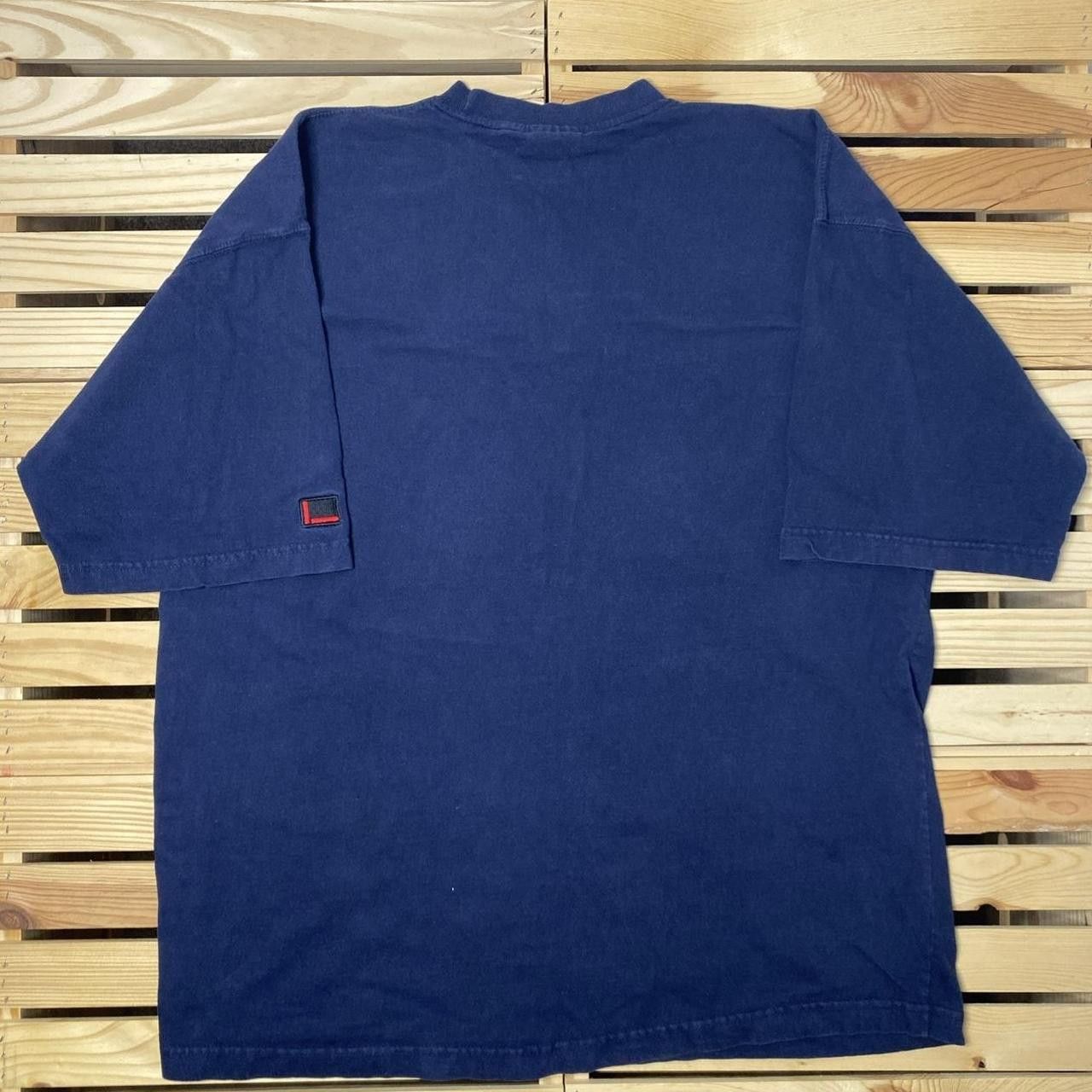Fubu Vintage FUBU Sports Navy Blue Y2K Hip Hop Tee Size 2XL Size US XXL / EU 58 / 5 - 2 Thumbnail