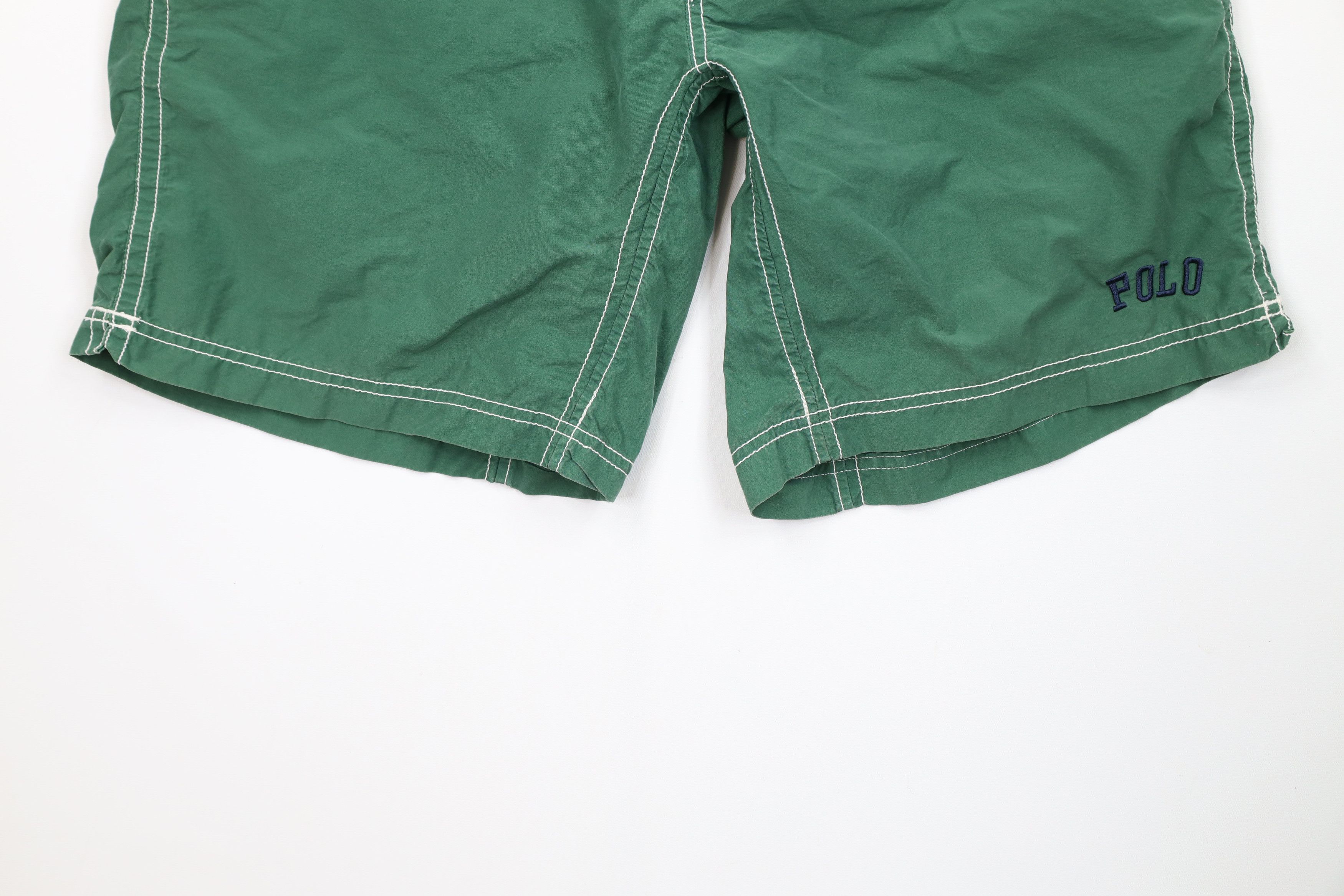 Ralph Lauren Vintage 90s Polo Sport Ralph Lauren Block Letter Shorts Size US 36 / EU 52 - 4 Thumbnail
