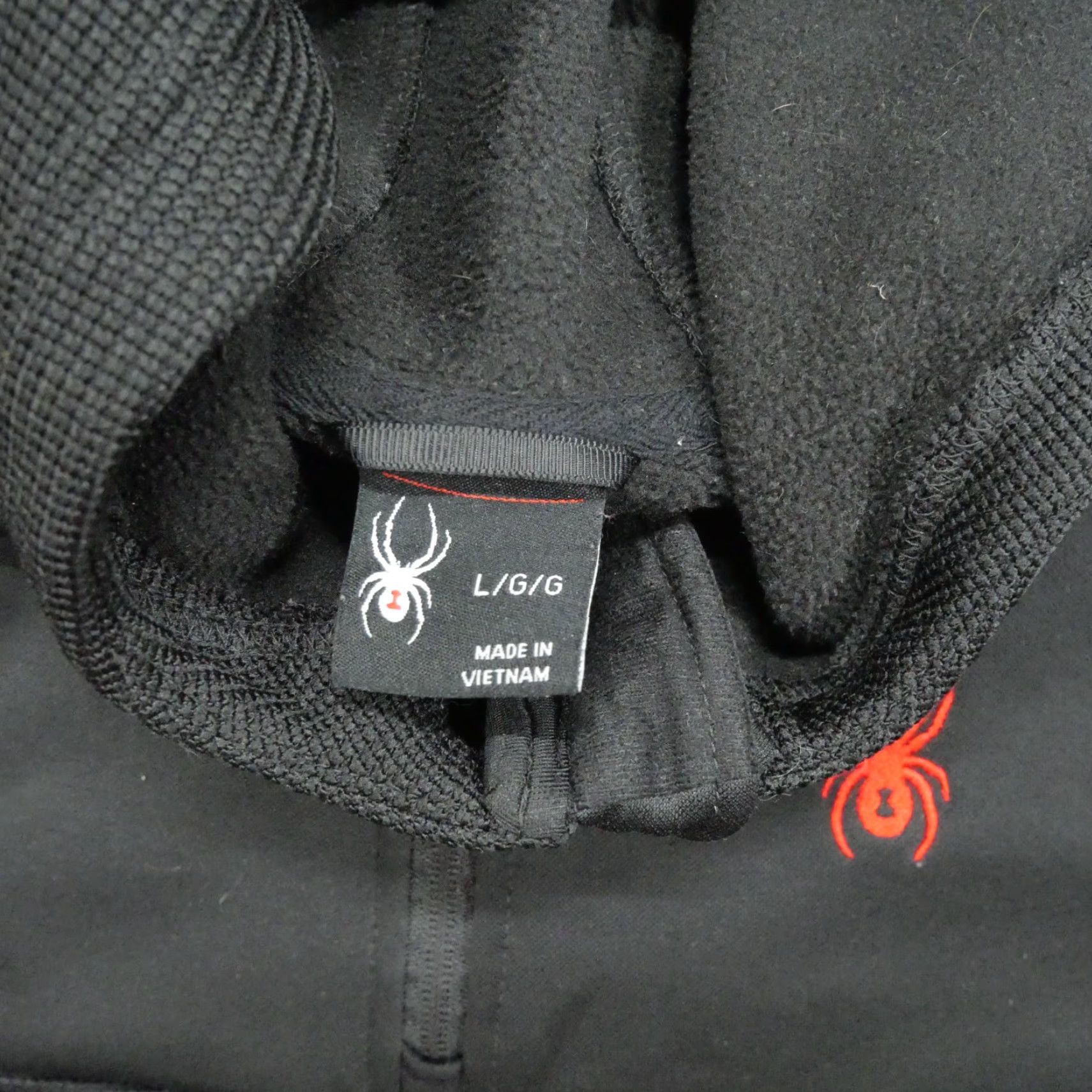 Spyder Spyder Hoodie Mens Large Black Quarter Zip Jacket Outdoors Size US L / EU 52-54 / 3 - 7 Thumbnail