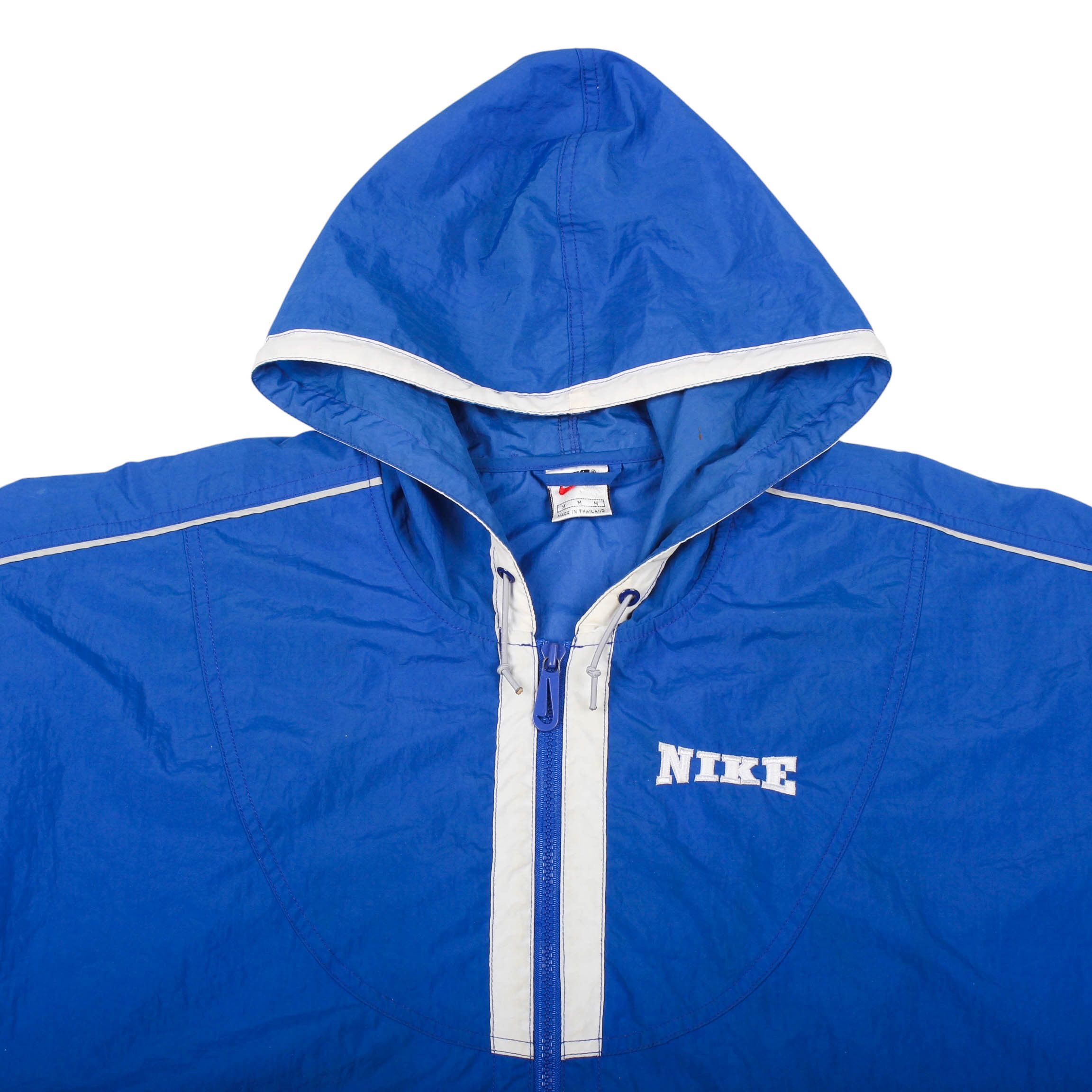 Nike Vintage Nike Windbreaker Big Swoosh Blue 90s Size US M / EU 48-50 / 2 - 4 Thumbnail