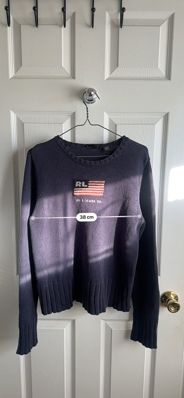 Polo Ralph Lauren RL Flag Sweater Size L / US 10 / IT 46 - 5 Thumbnail