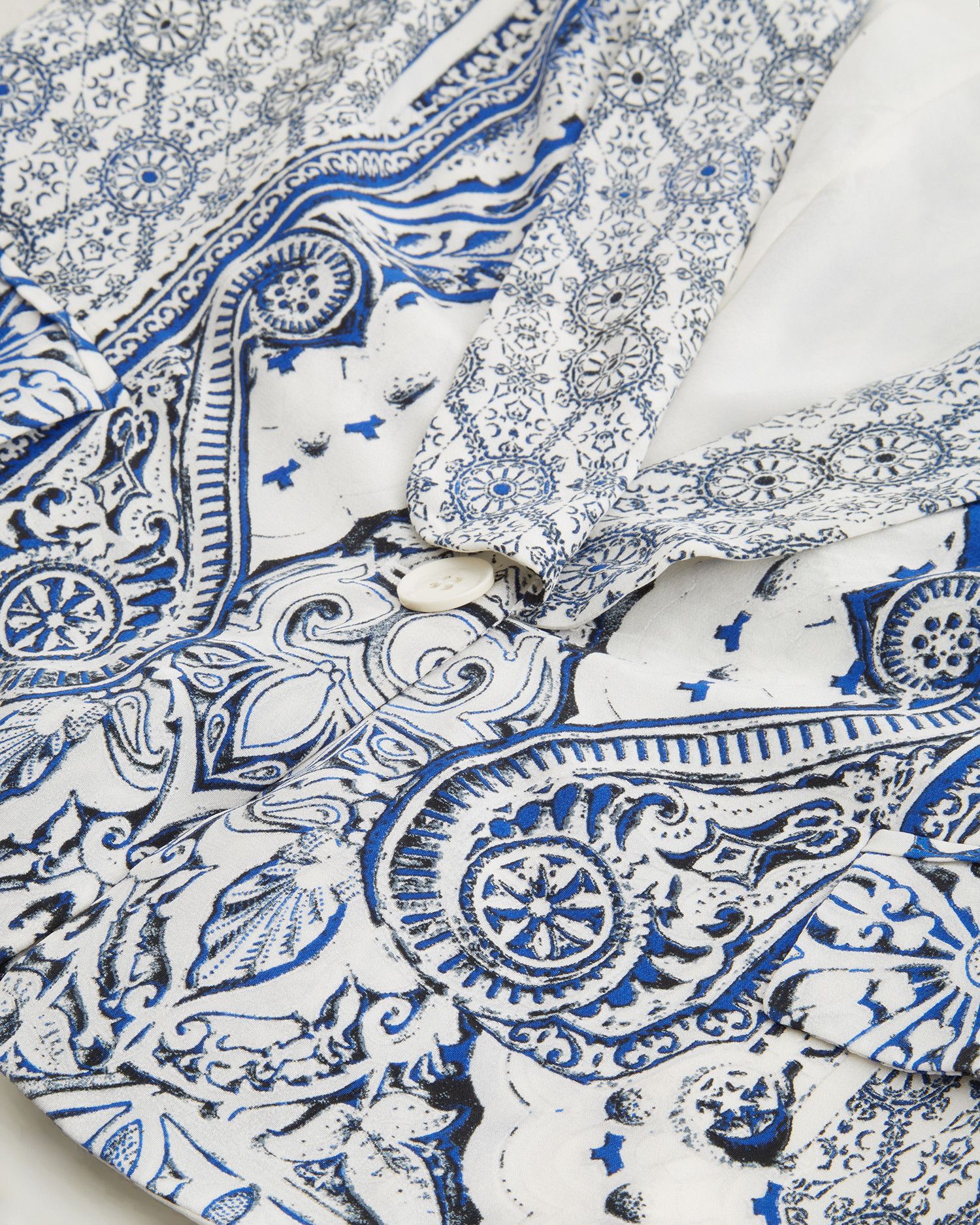 Roberto Cavalli Resort 2014 silk printed blazer Size S / US 4 / IT 40 - 8 Thumbnail